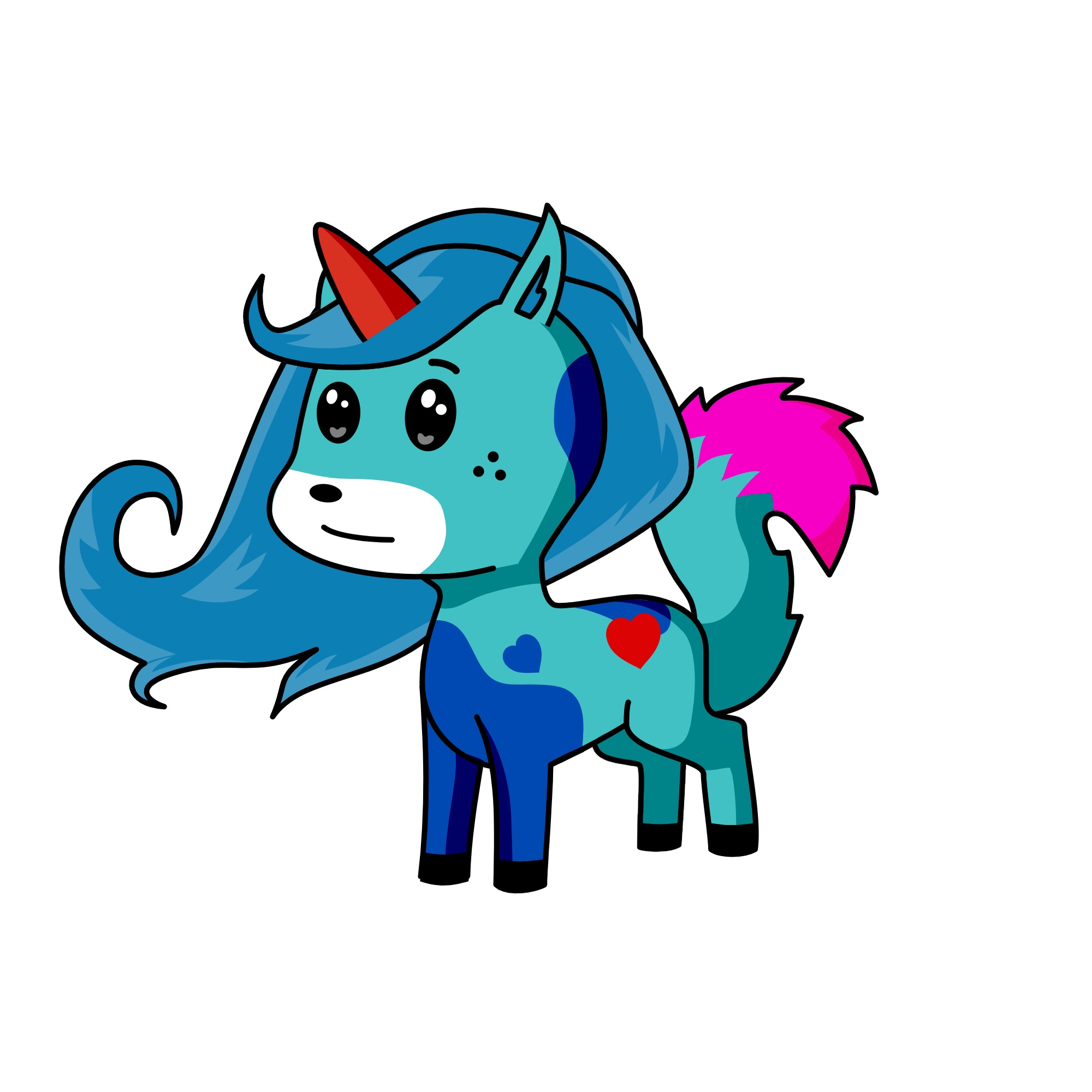 Weird Guy Albert, the unicorn