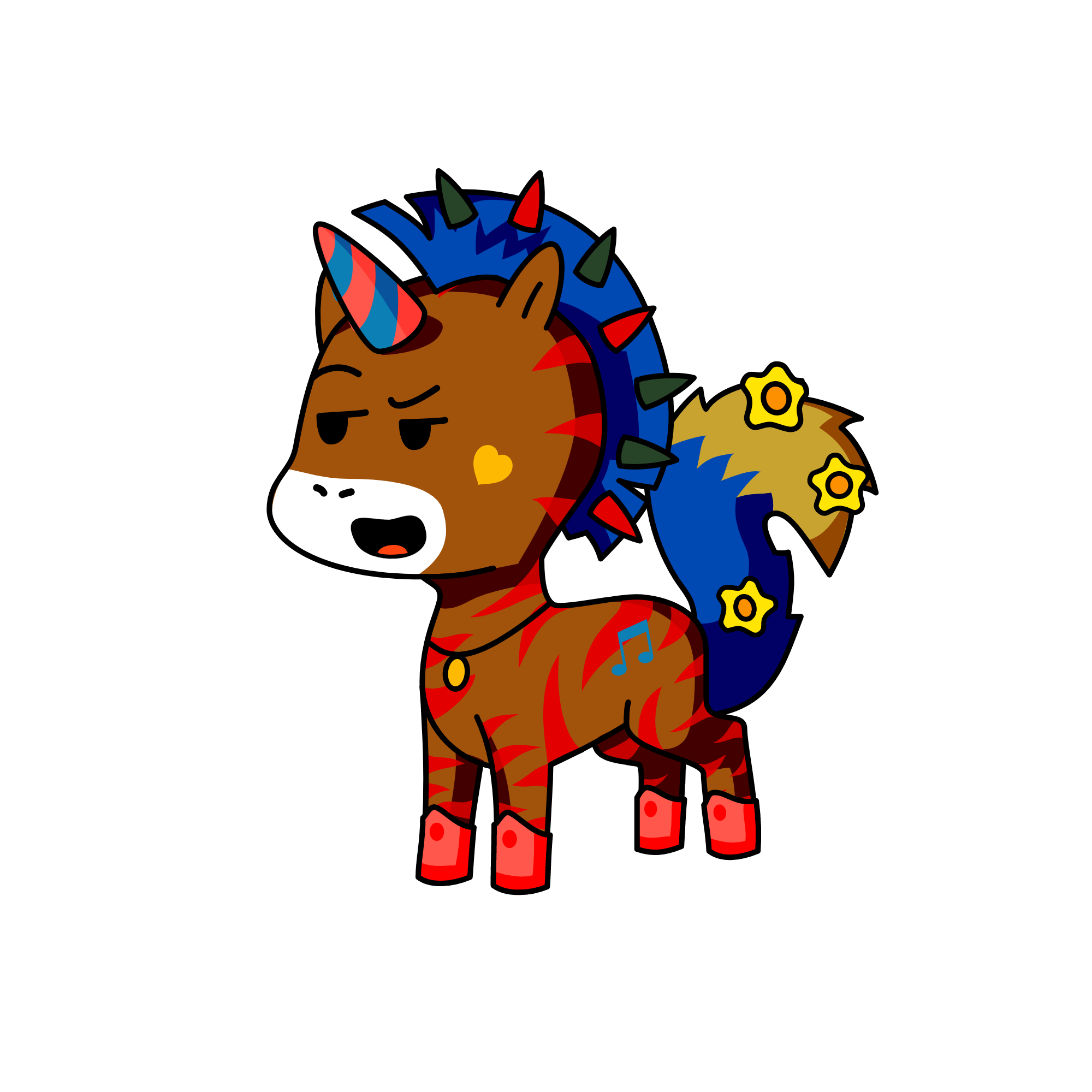 Jemstarr Boots, the unicorn