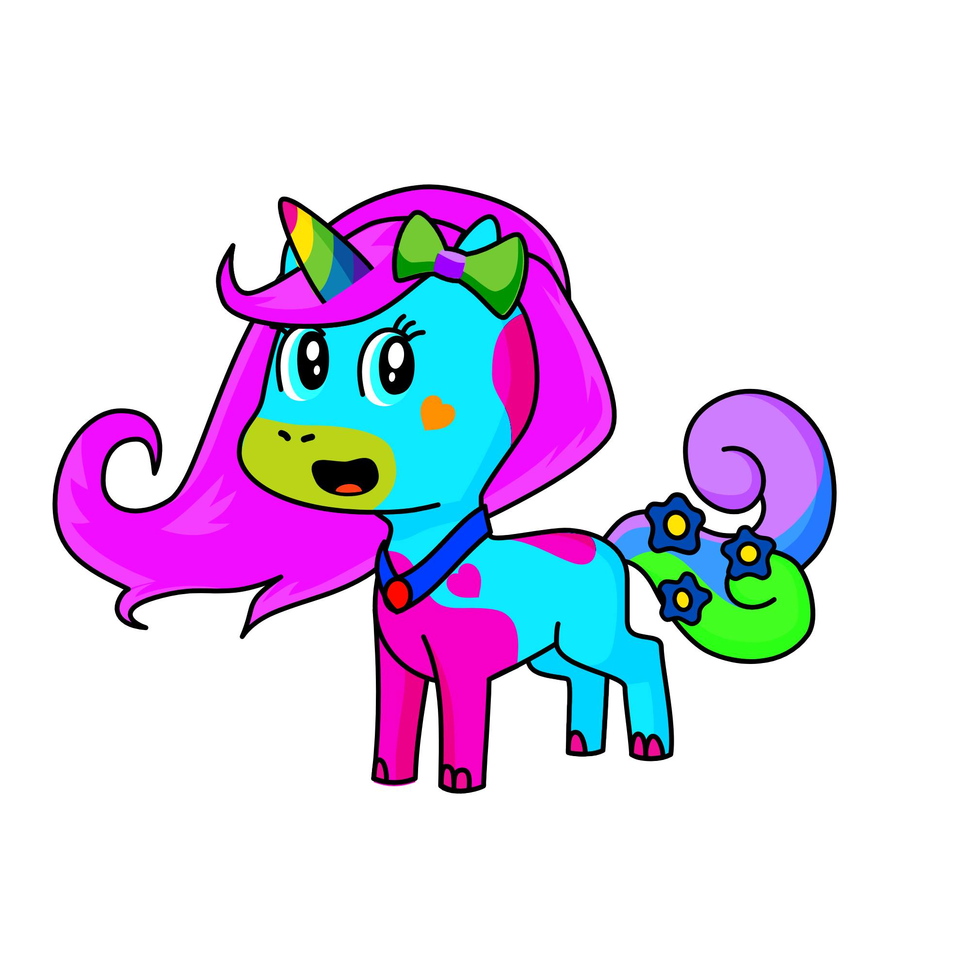 Blossom, the unicorn