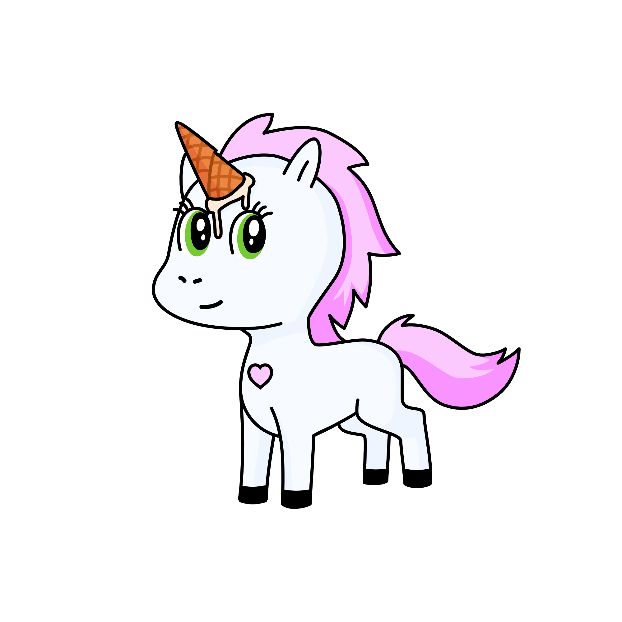 Ice cream , the unicorn