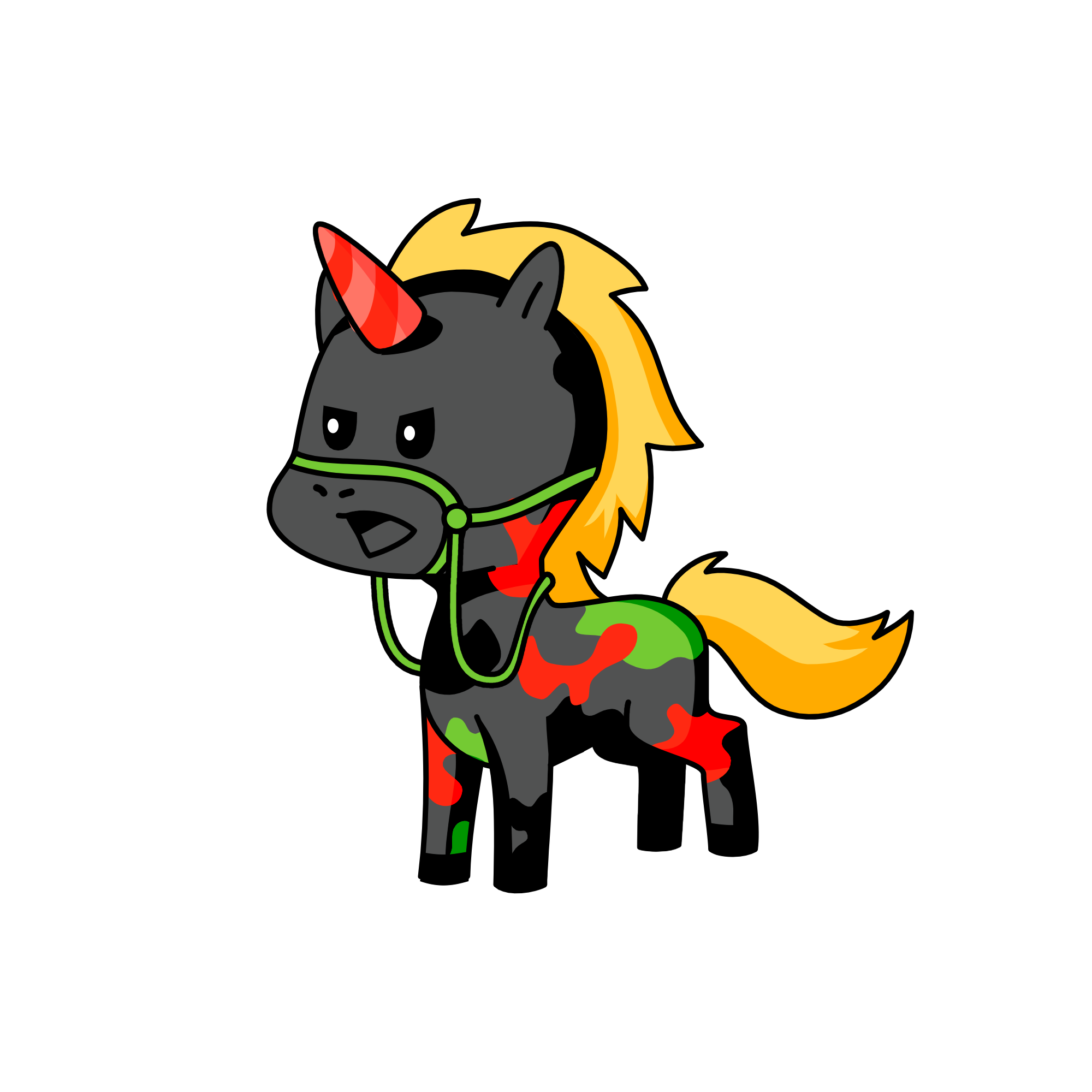 Evil villain and arch nemesis of princess sparkle power , the unicorn