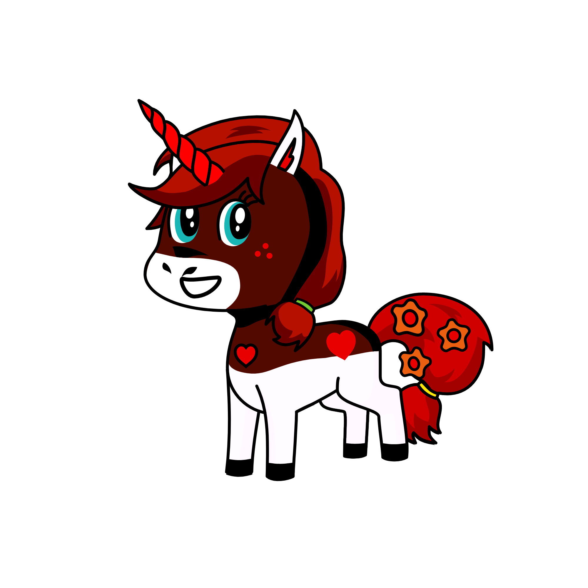 Heart Lesha, the unicorn