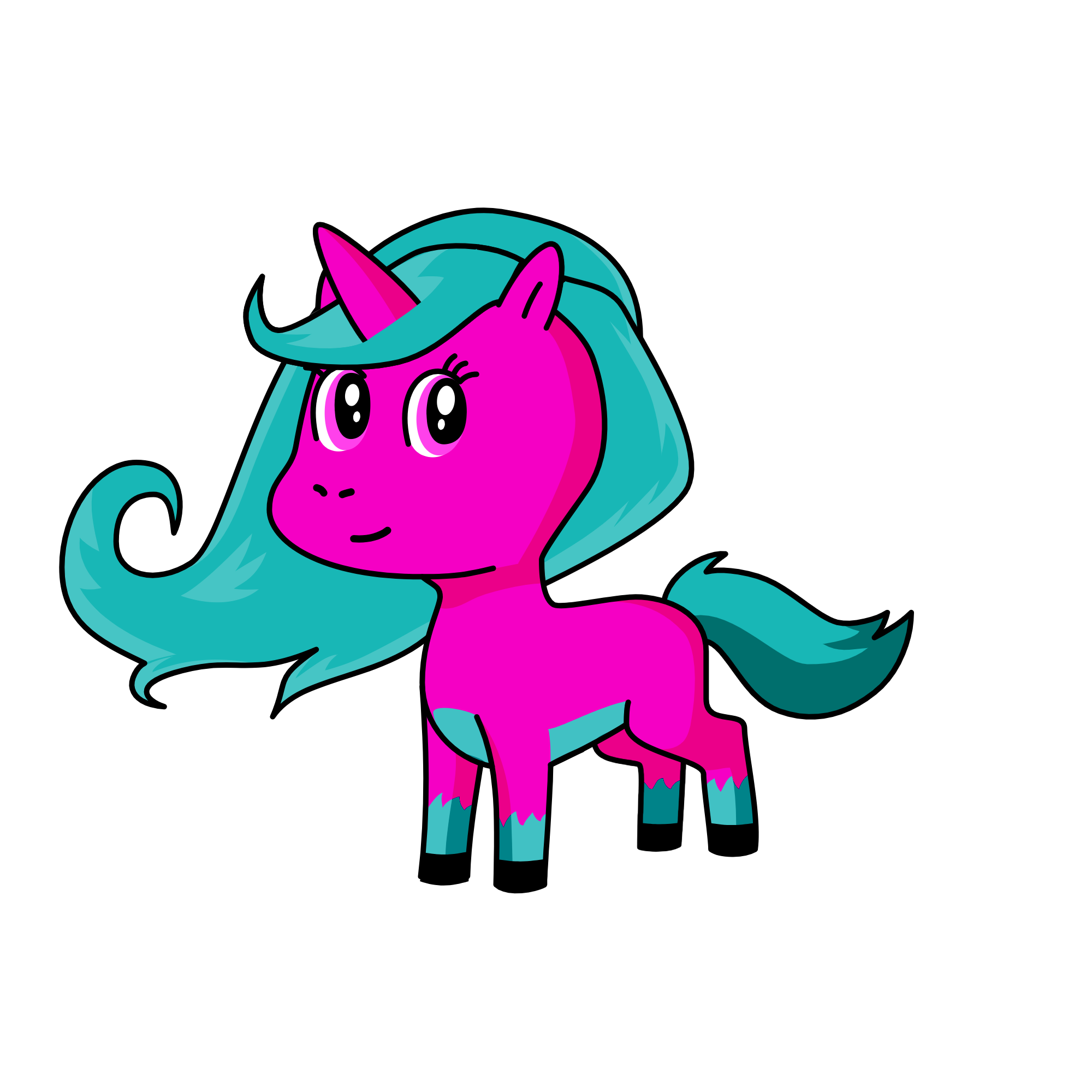 Cotton candy, the unicorn