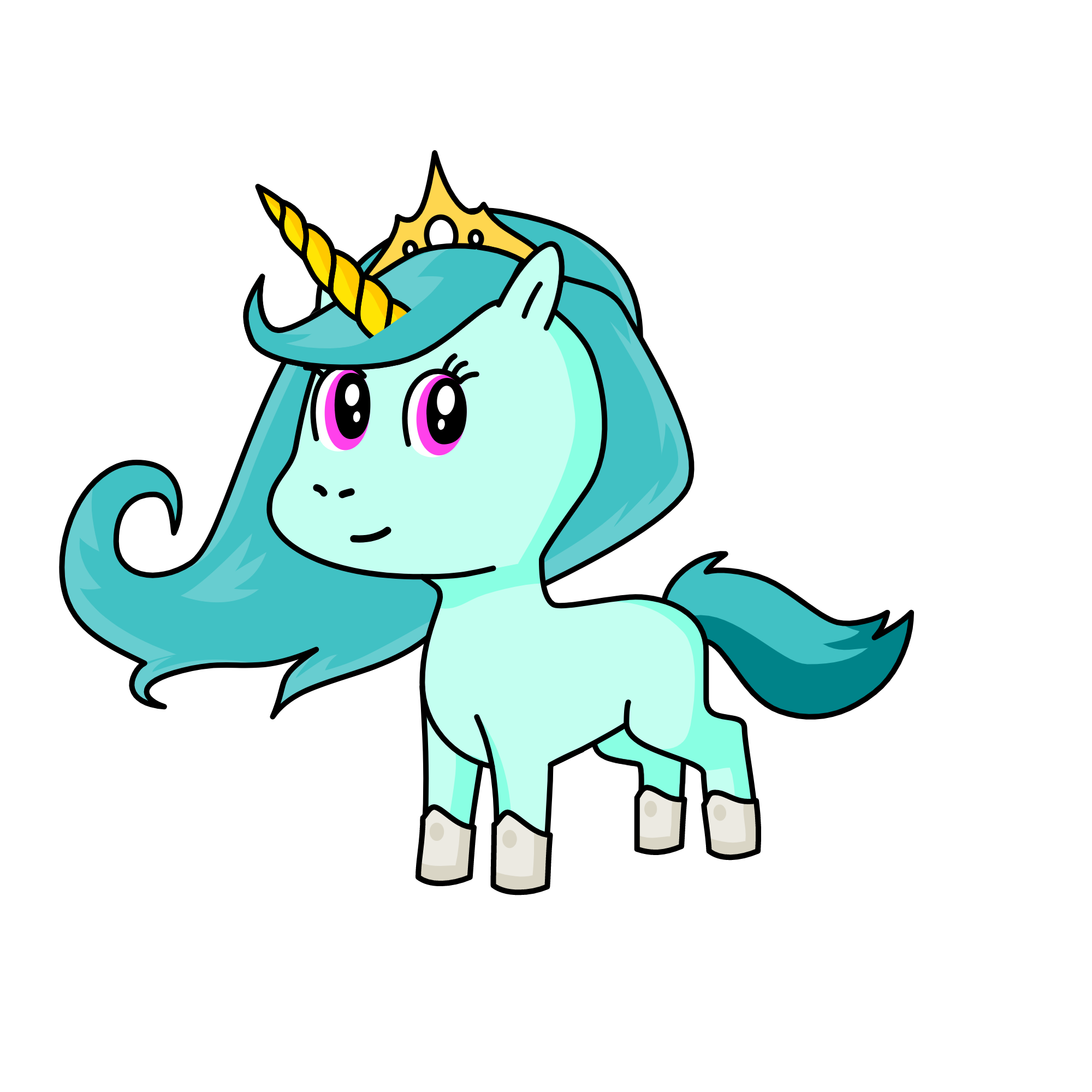 Ice Queen, the unicorn