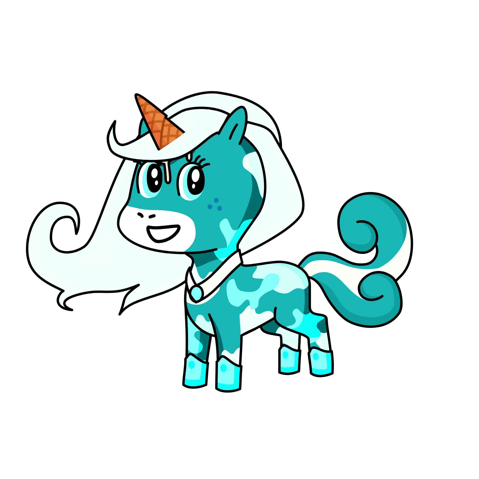 princess , the unicorn