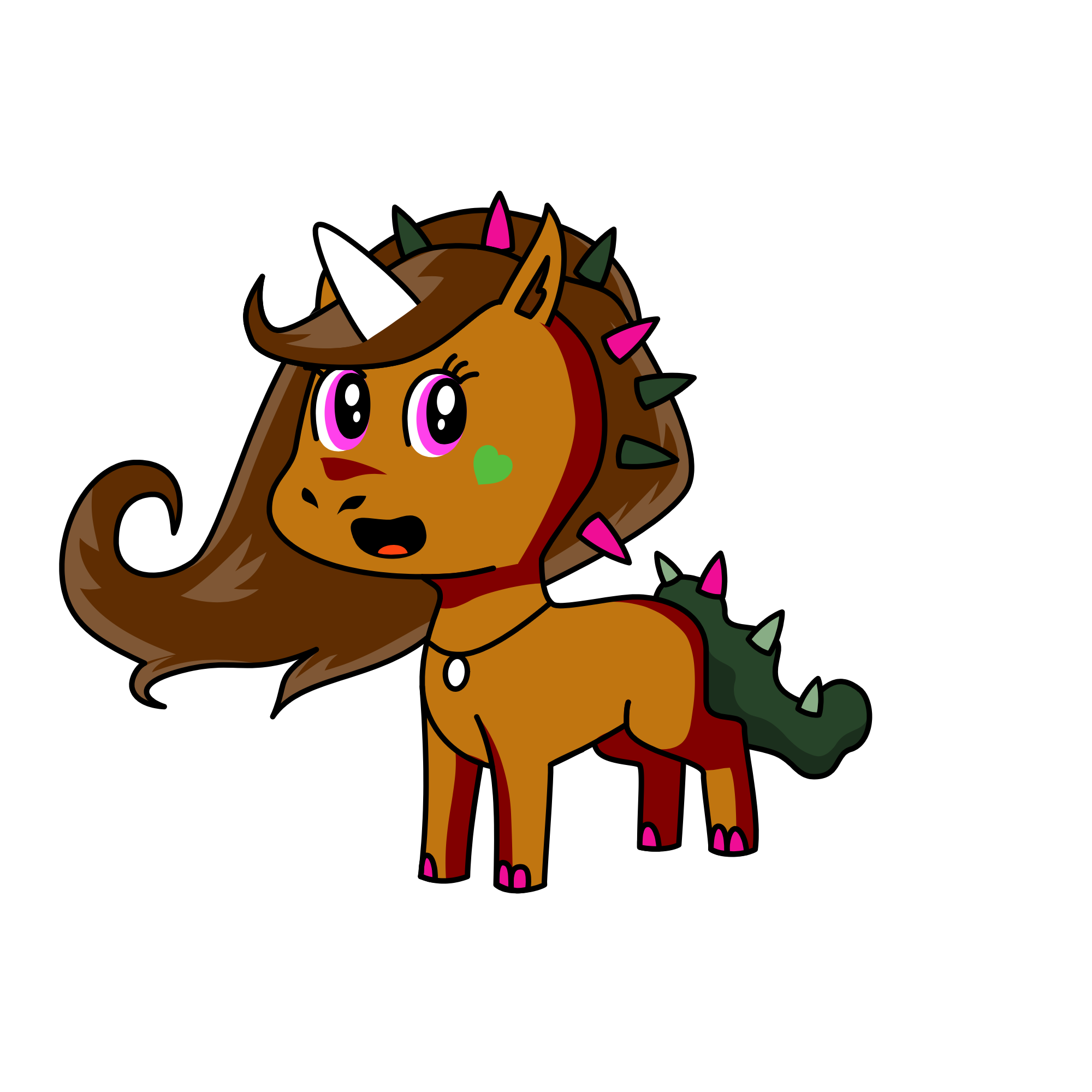Foxy , the unicorn