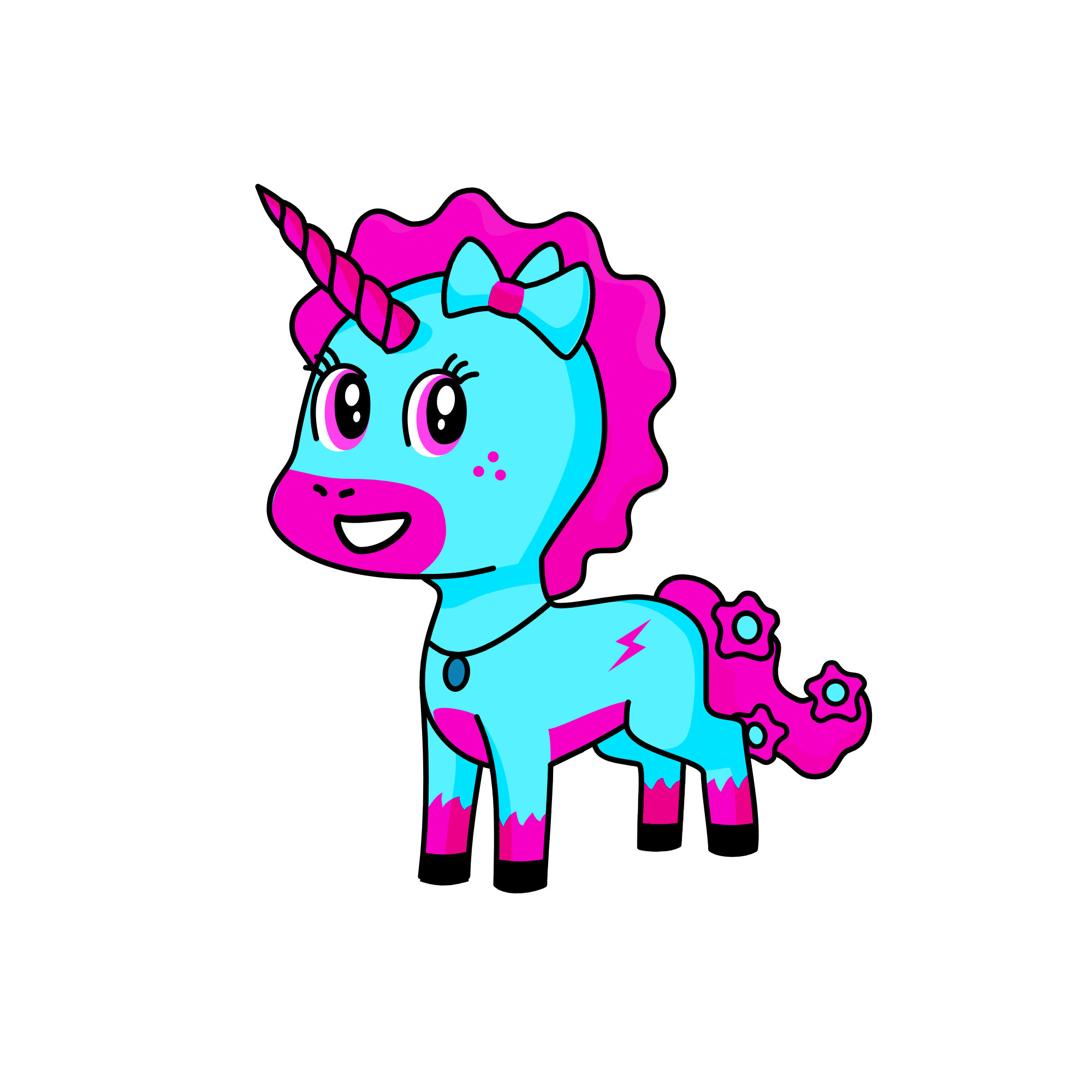 Icicle, the unicorn