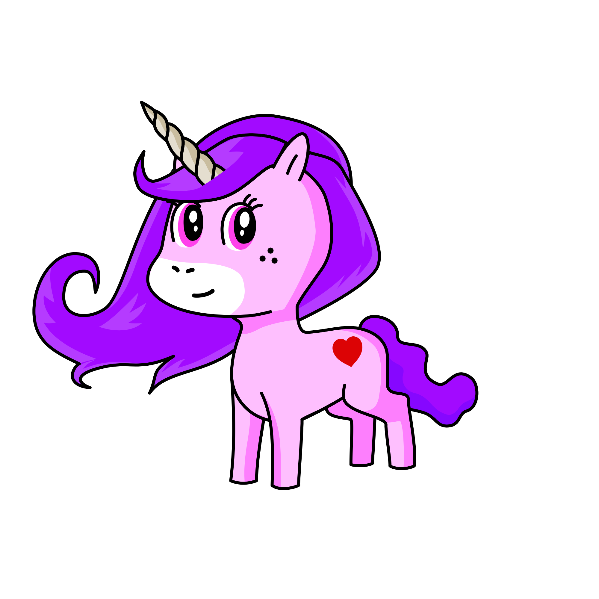 クィーンっぷり, the unicorn