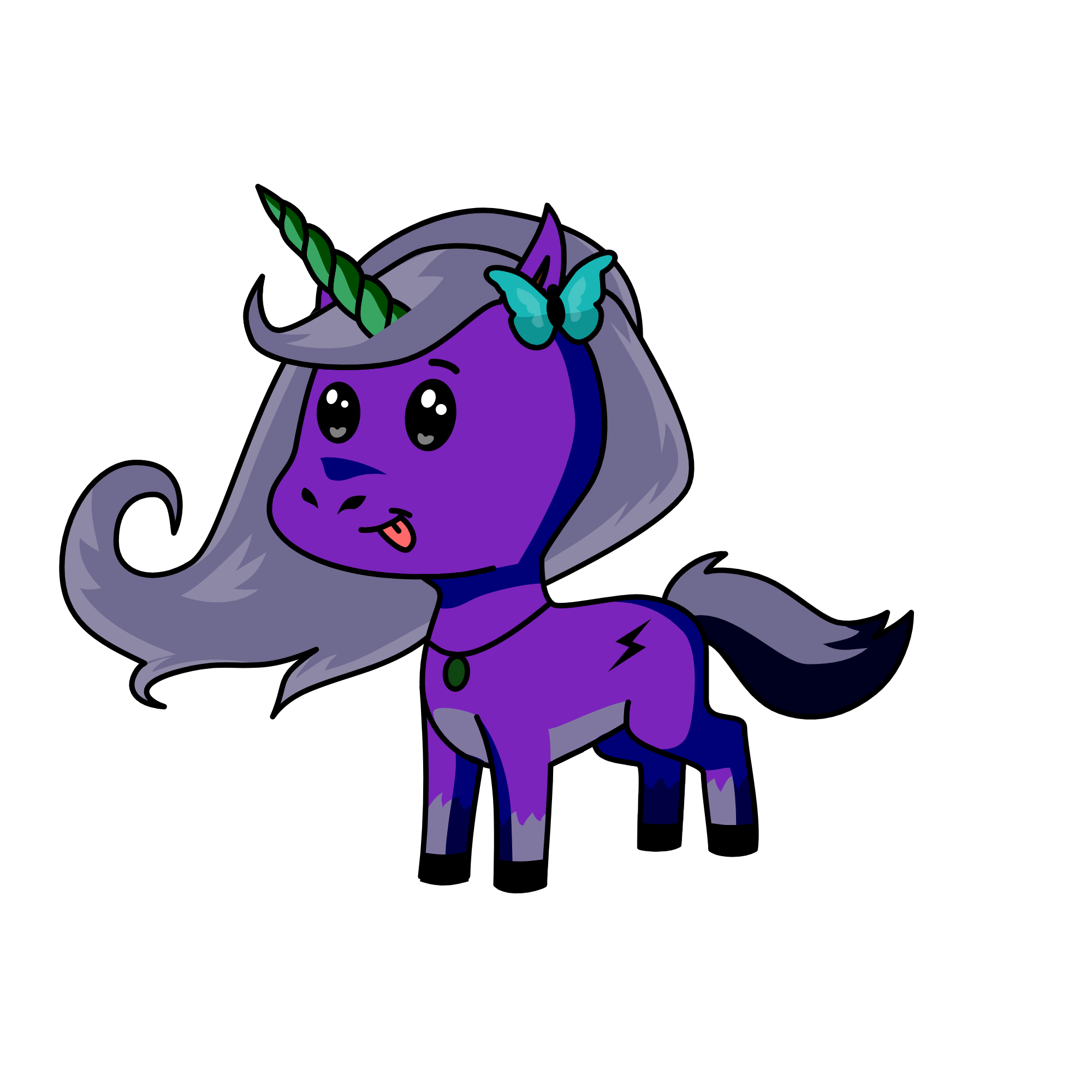 Dusk, the unicorn