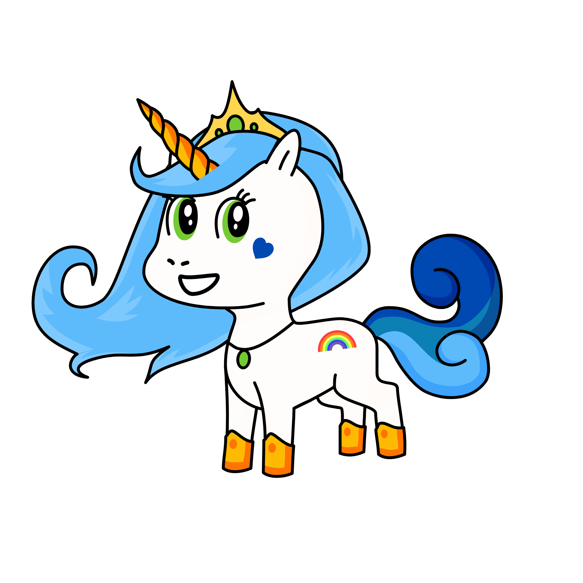 Snowman, the unicorn