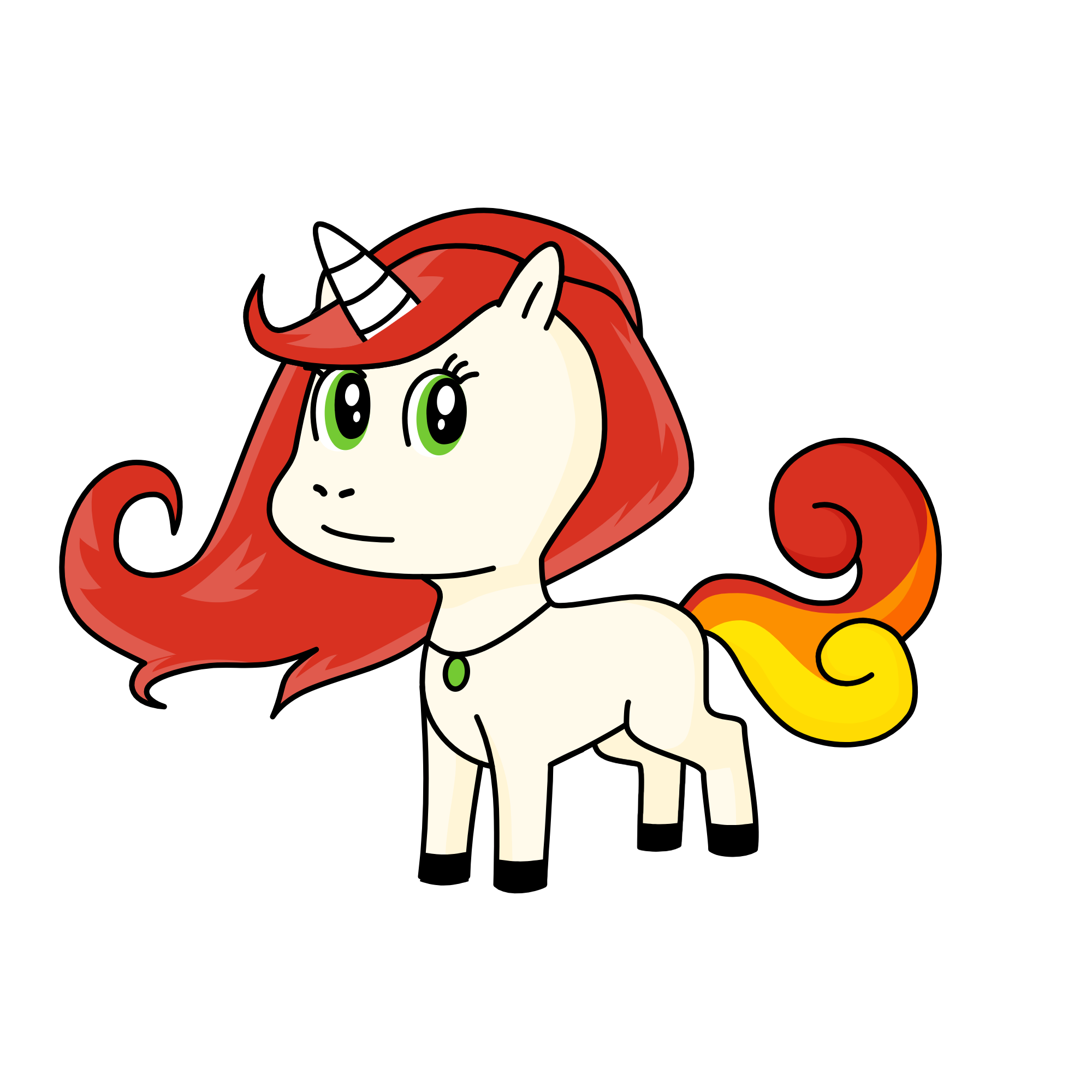 :), the unicorn