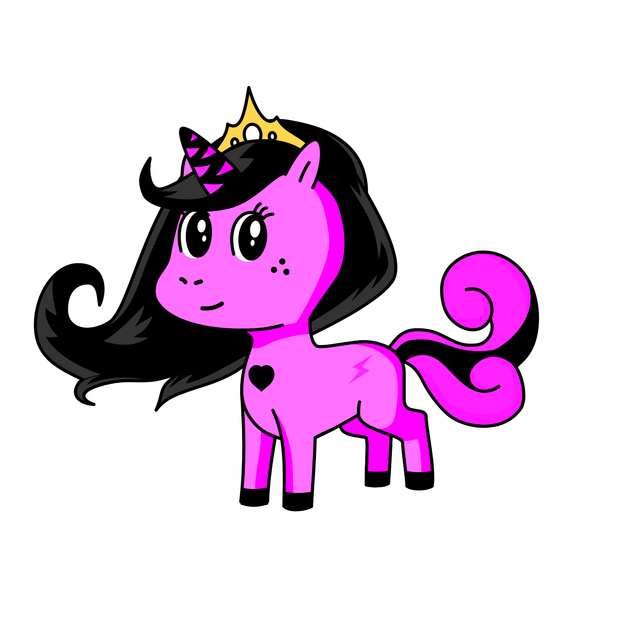 Midnight, the unicorn