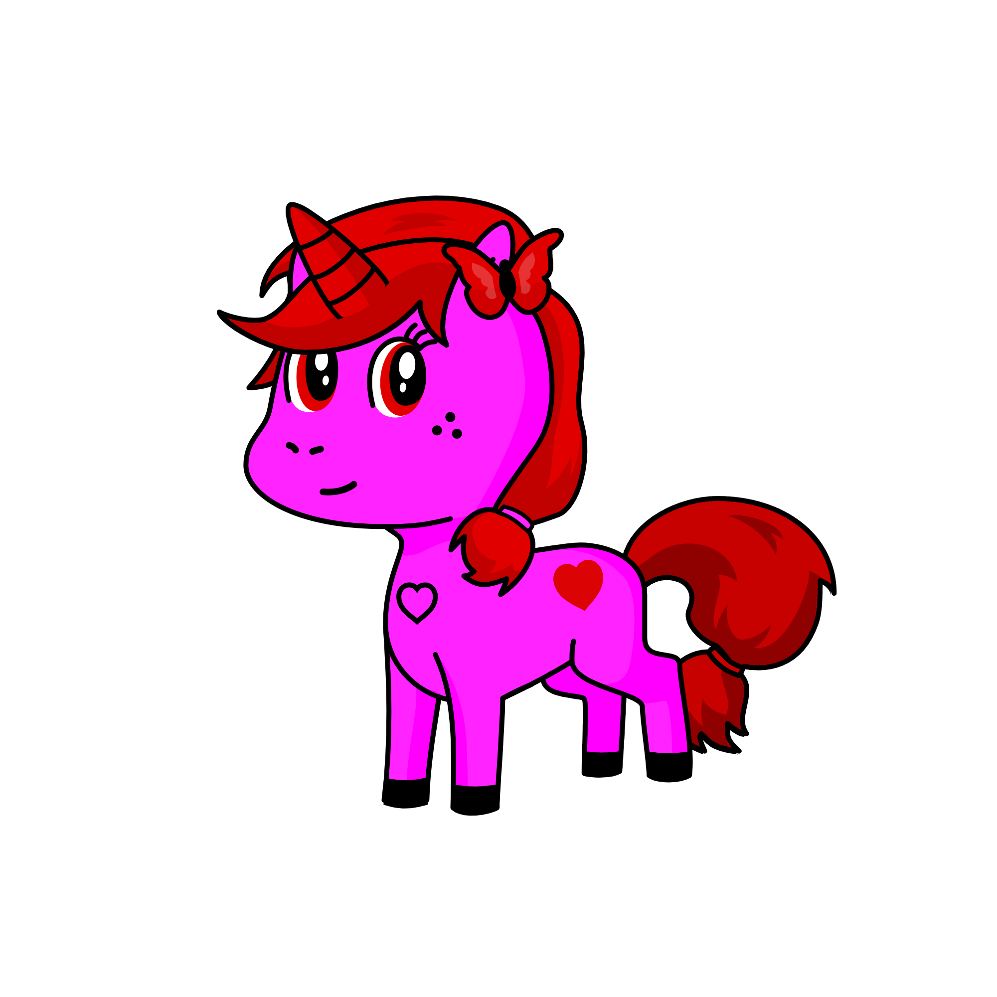 Valentine's  times, the unicorn
