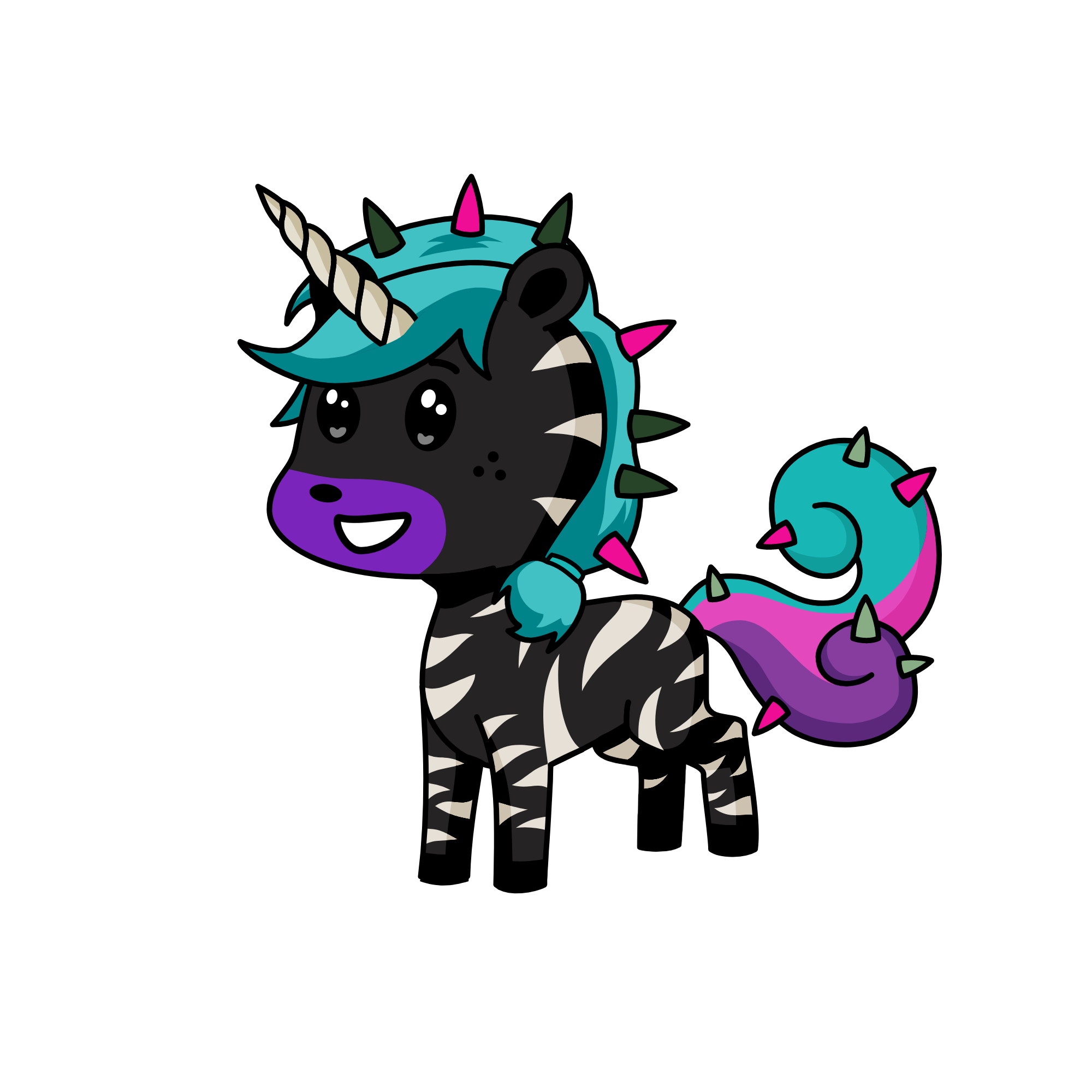 spiker, the unicorn