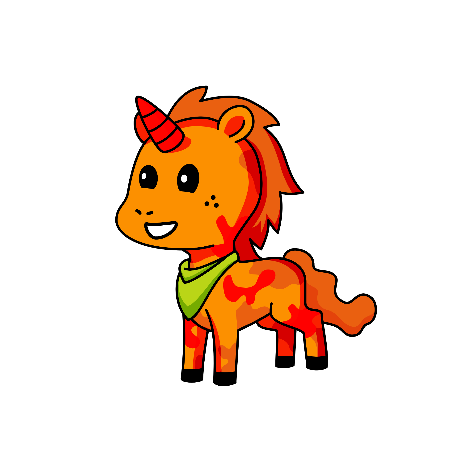 Fireheart, the unicorn