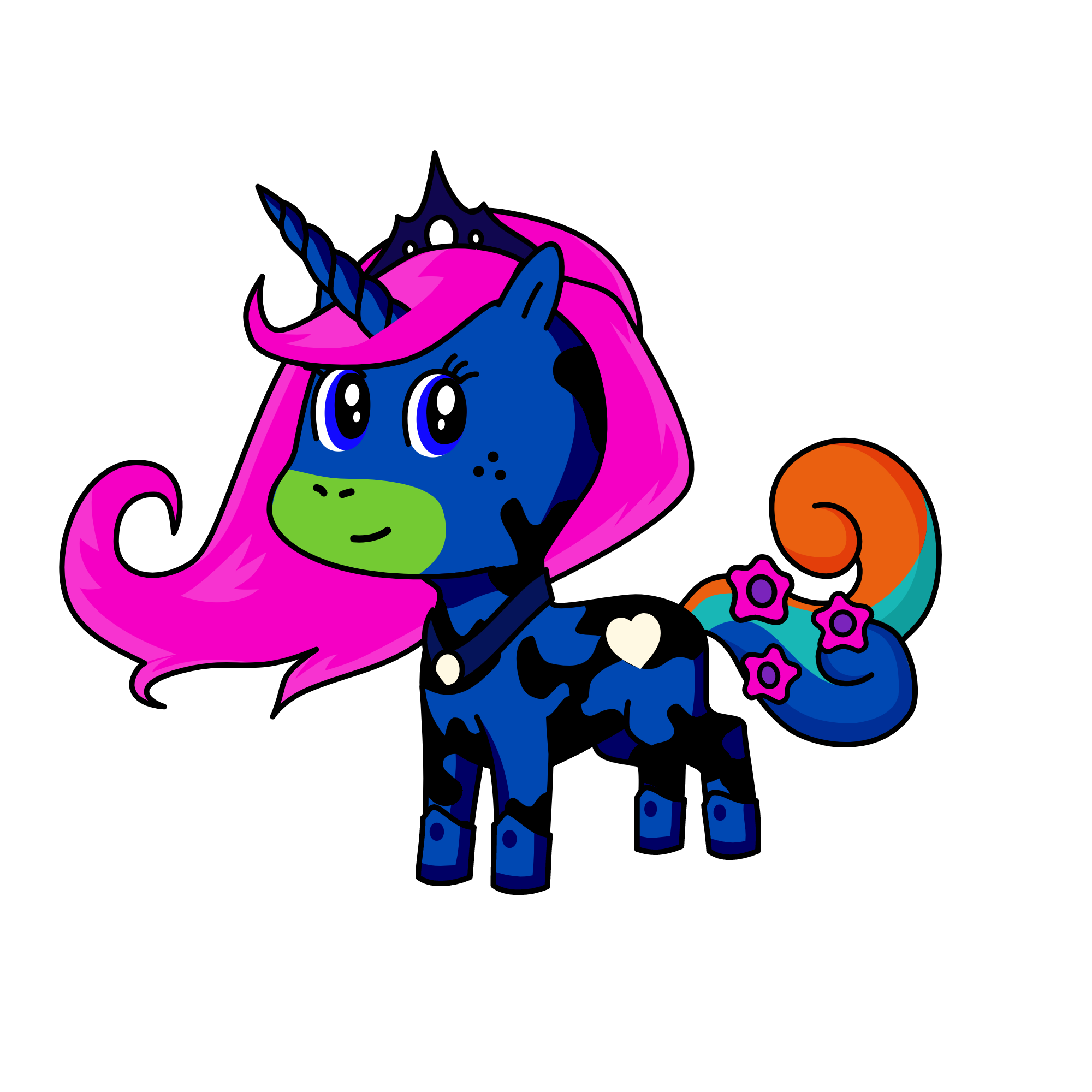 Princess luna, the unicorn