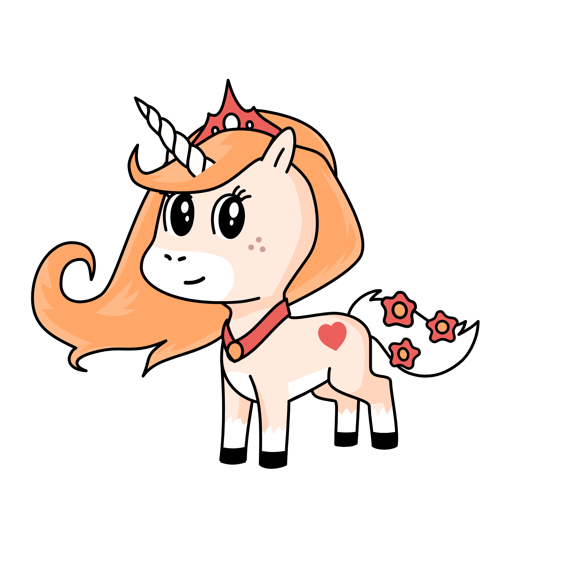 Peaches, the unicorn