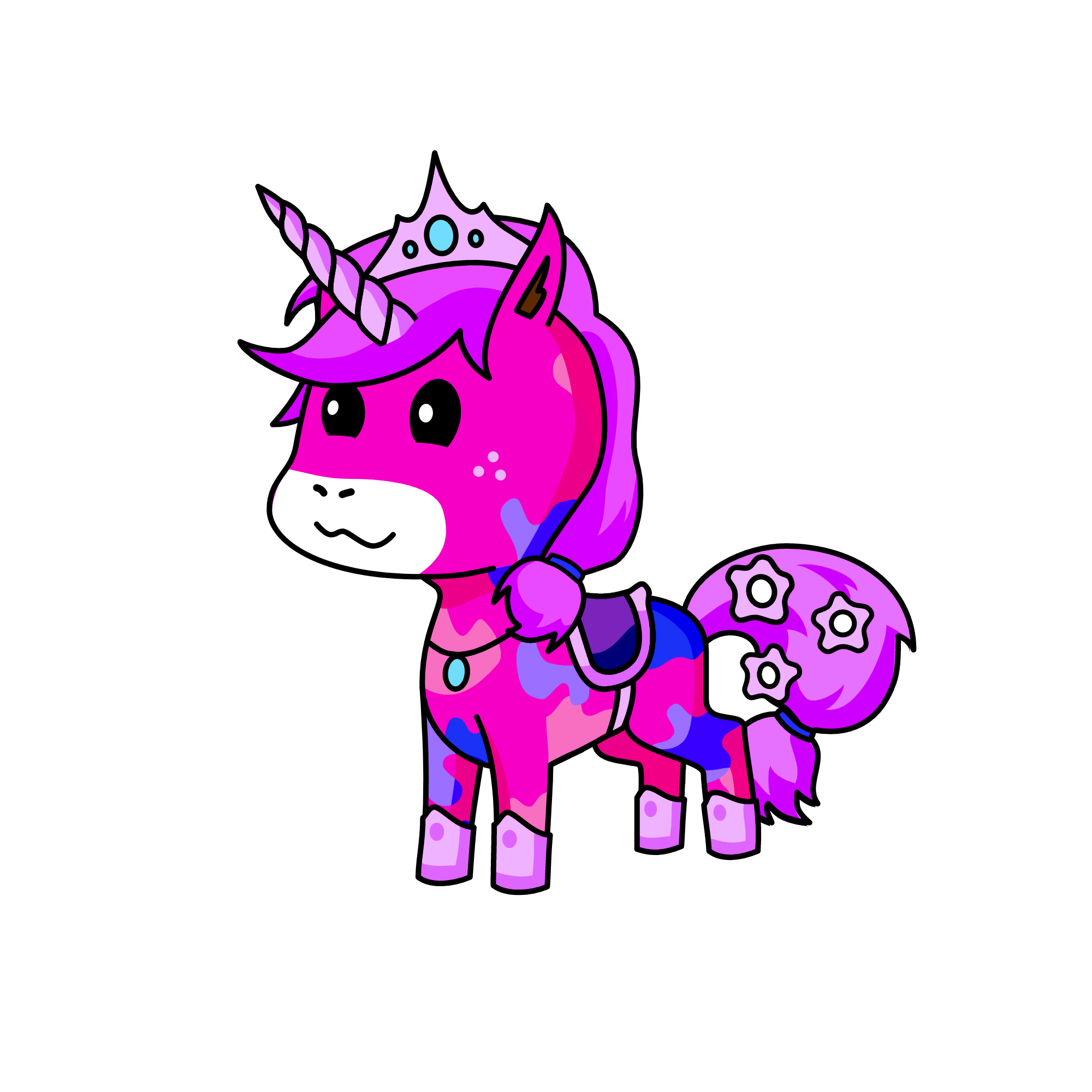 Queen Sparkles, the unicorn