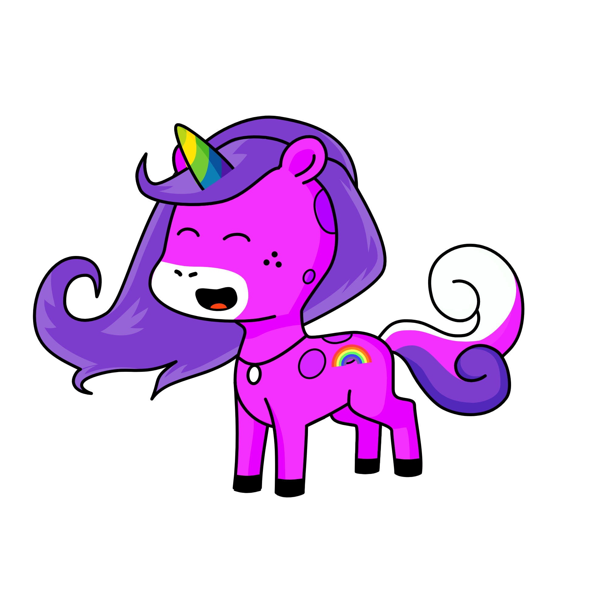 violet, the unicorn