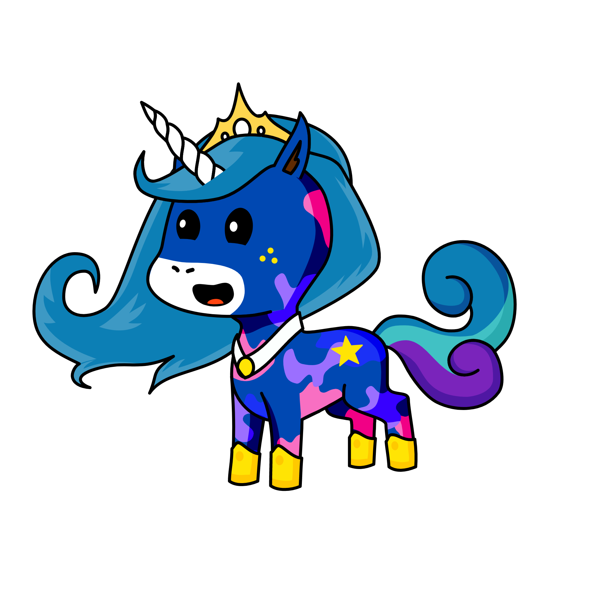Star lighth, the unicorn