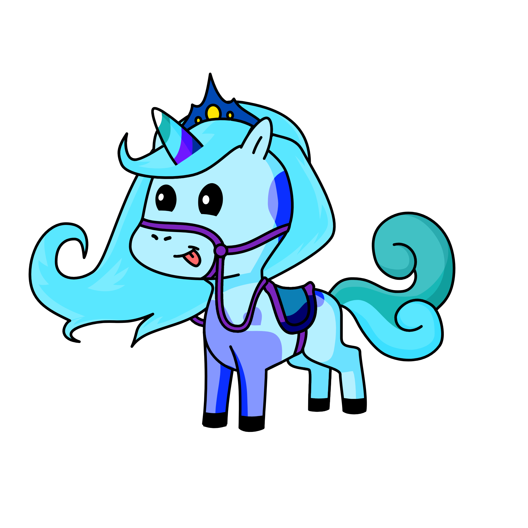 Bluealicious , the unicorn