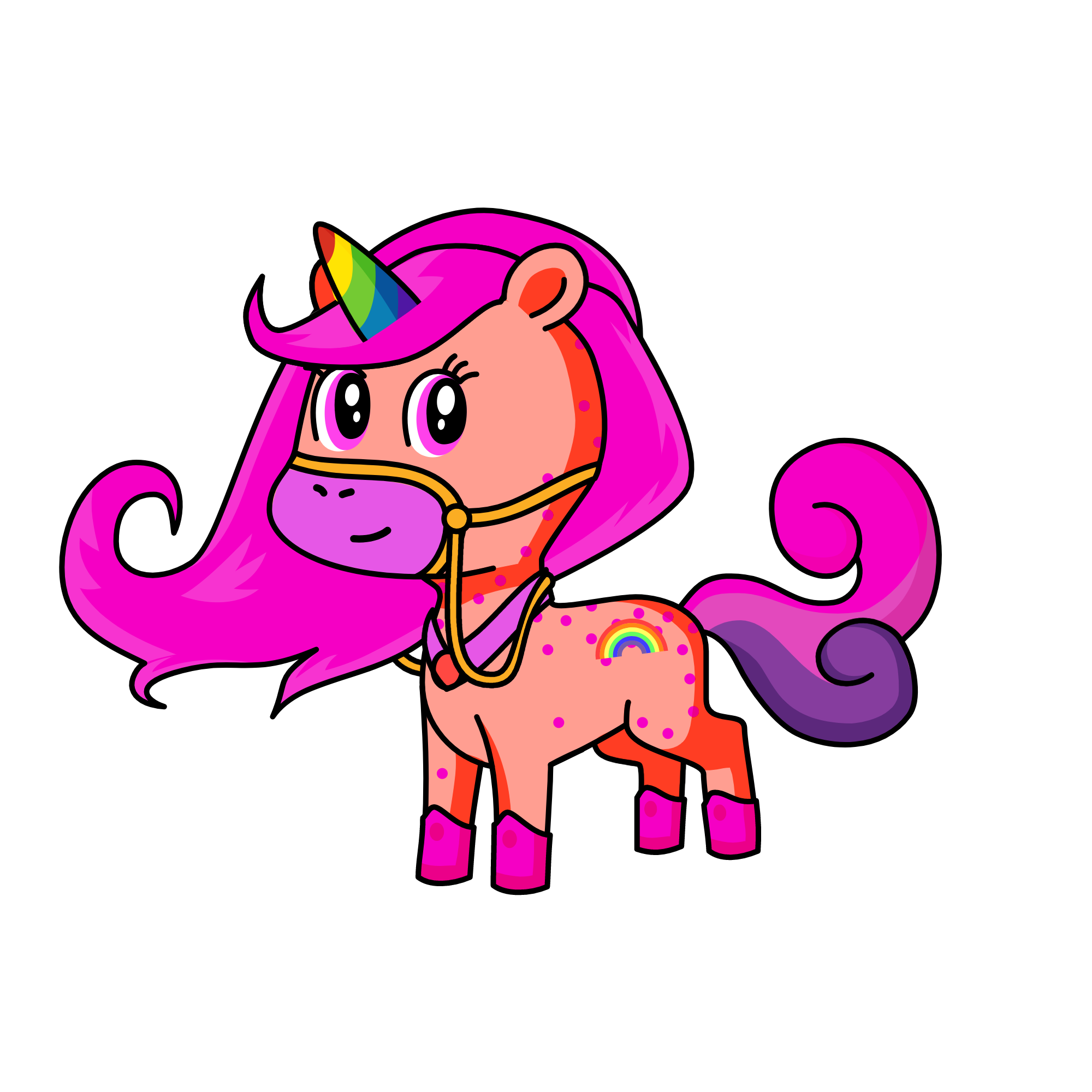 Pinkky, the unicorn