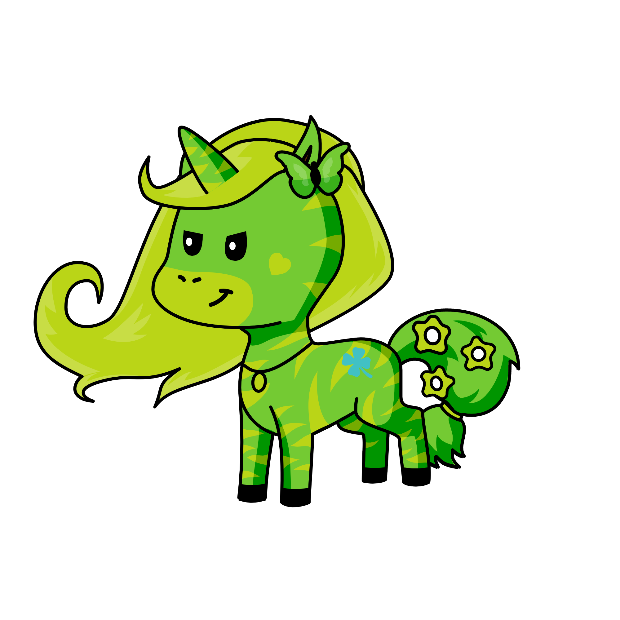 blue bery spice head, the unicorn