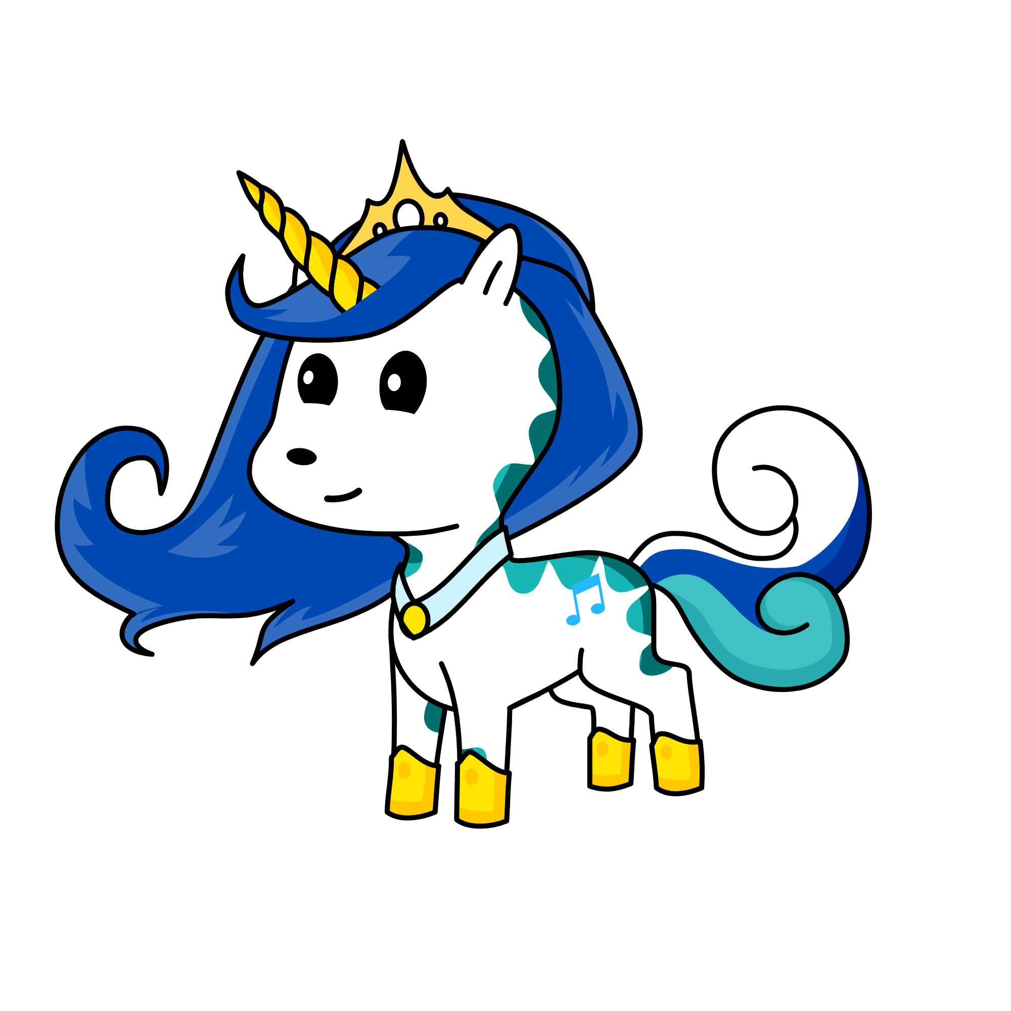 Hily , the unicorn