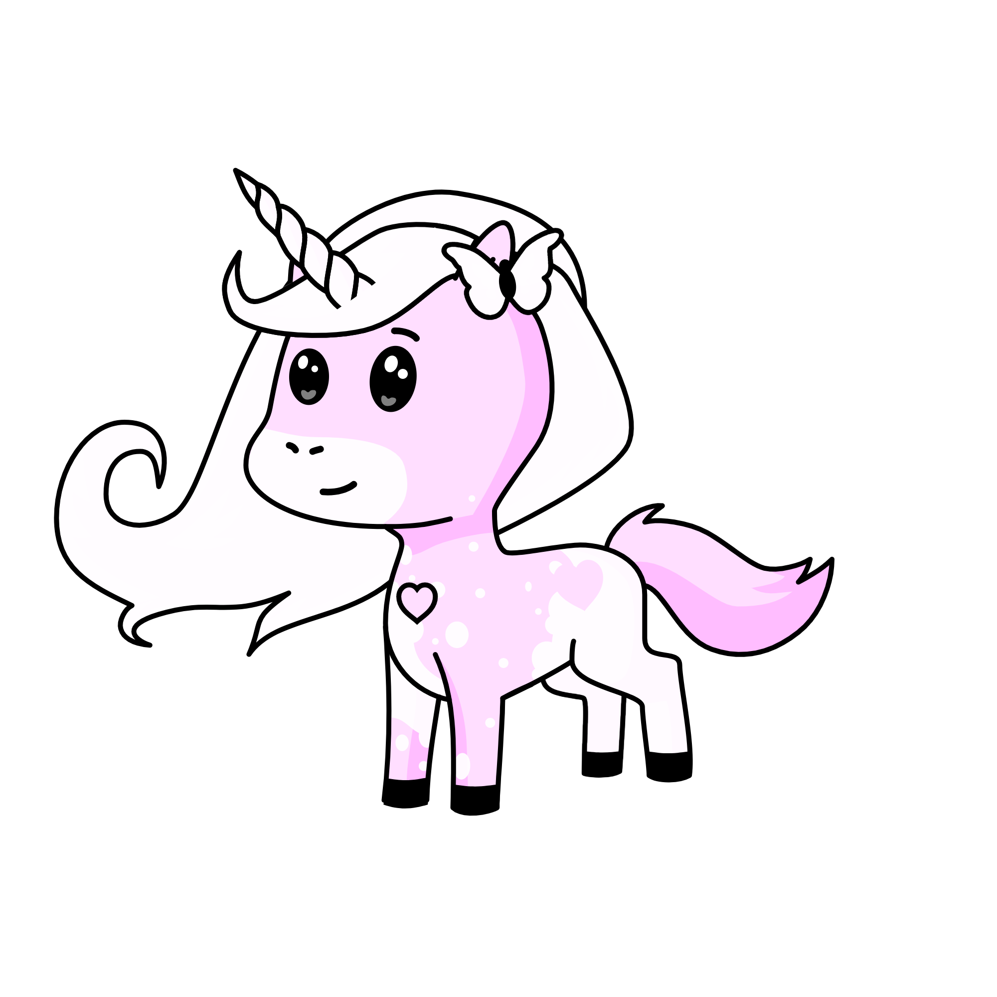 Cloudy, the unicorn