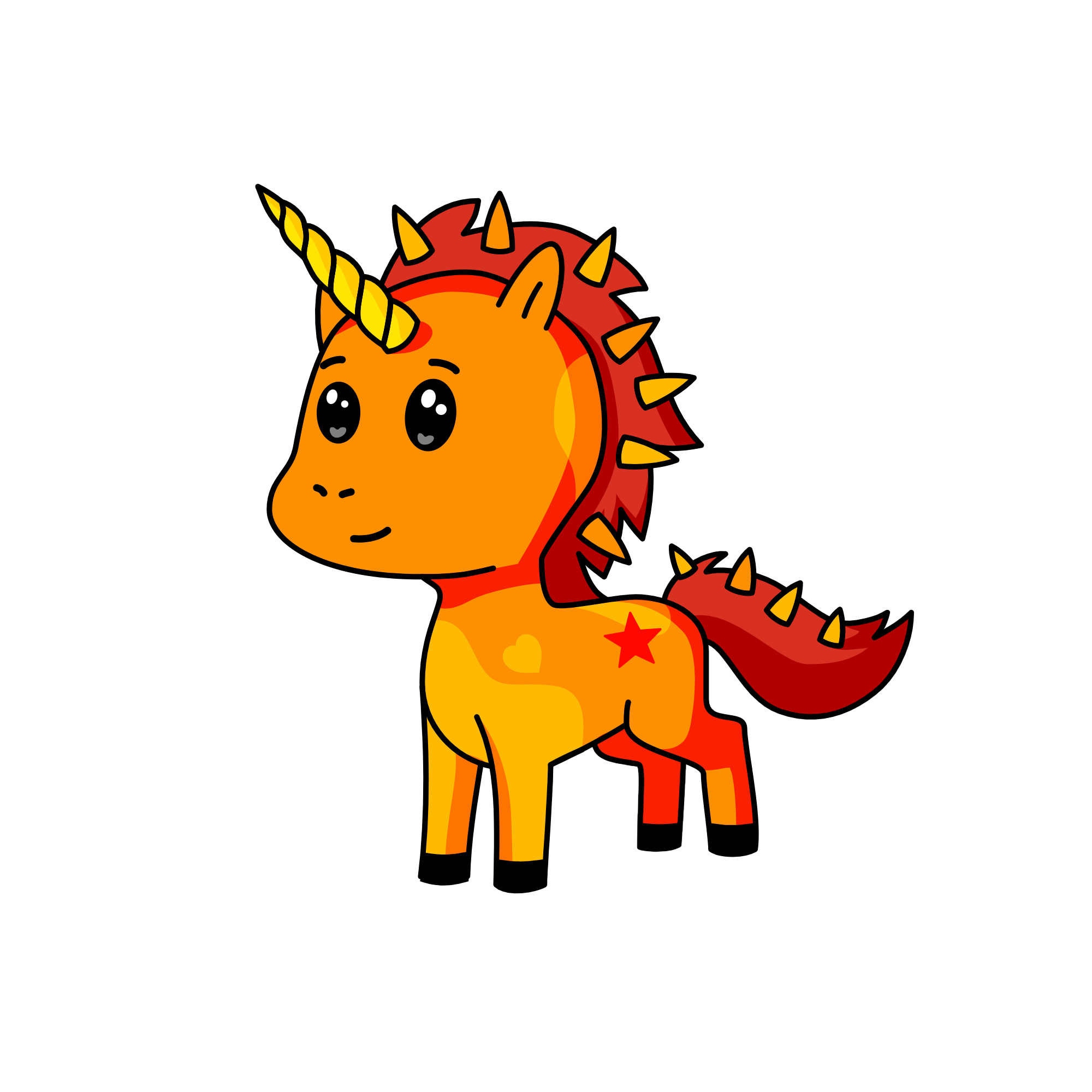 FIRE STAR, the unicorn