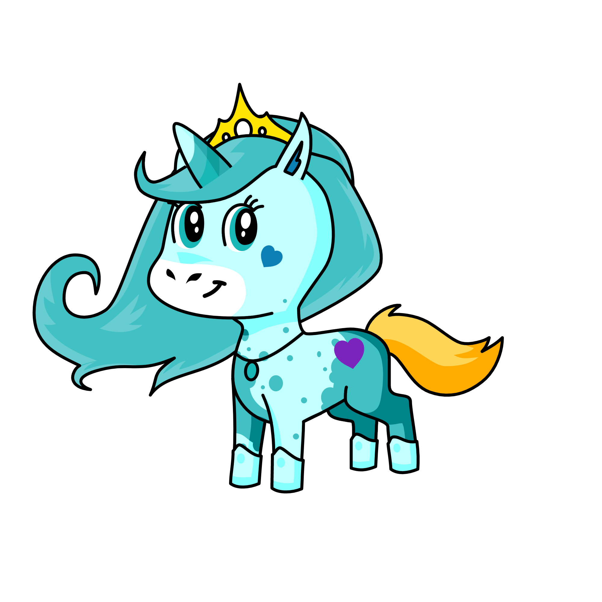 Ice queen , the unicorn