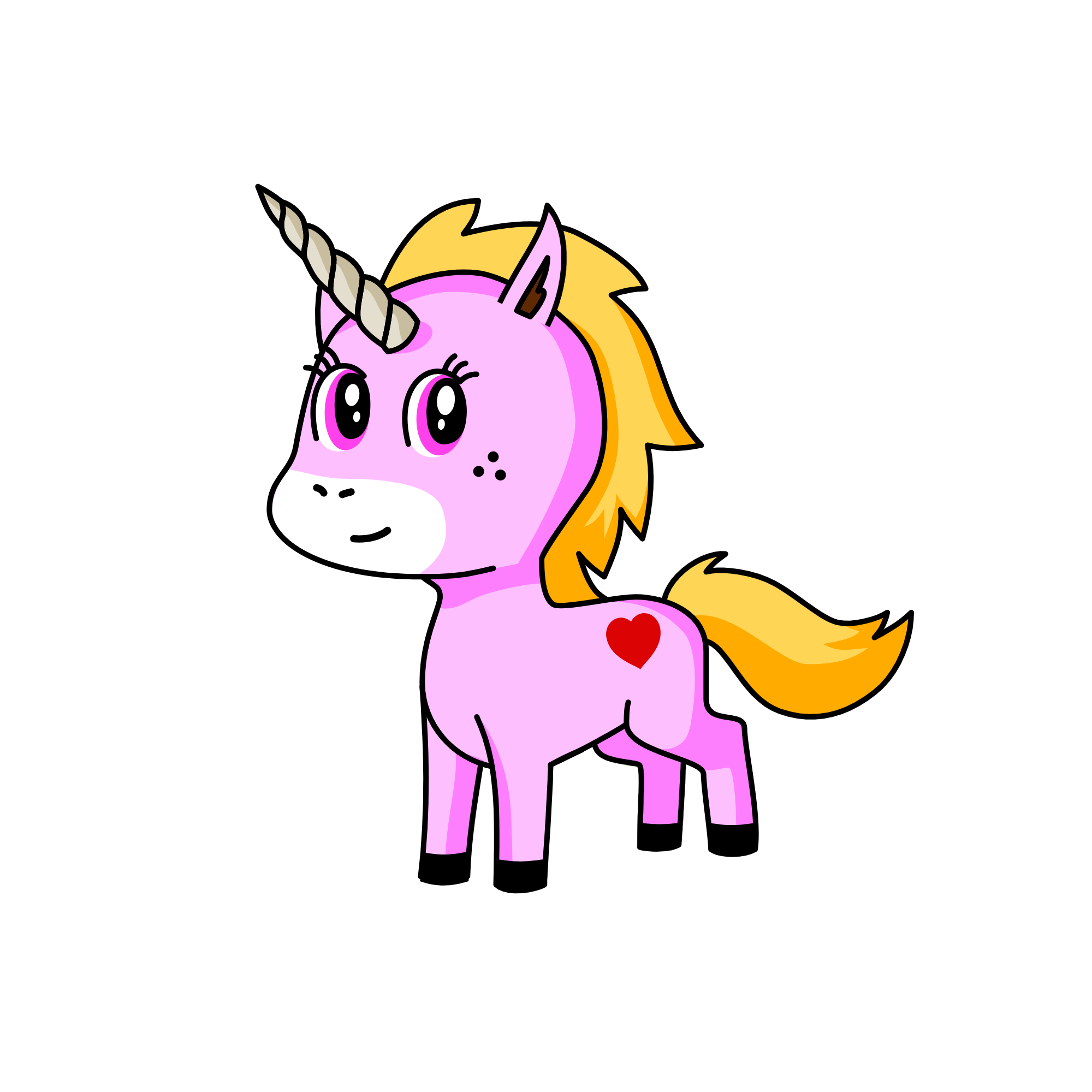 pinky , the unicorn
