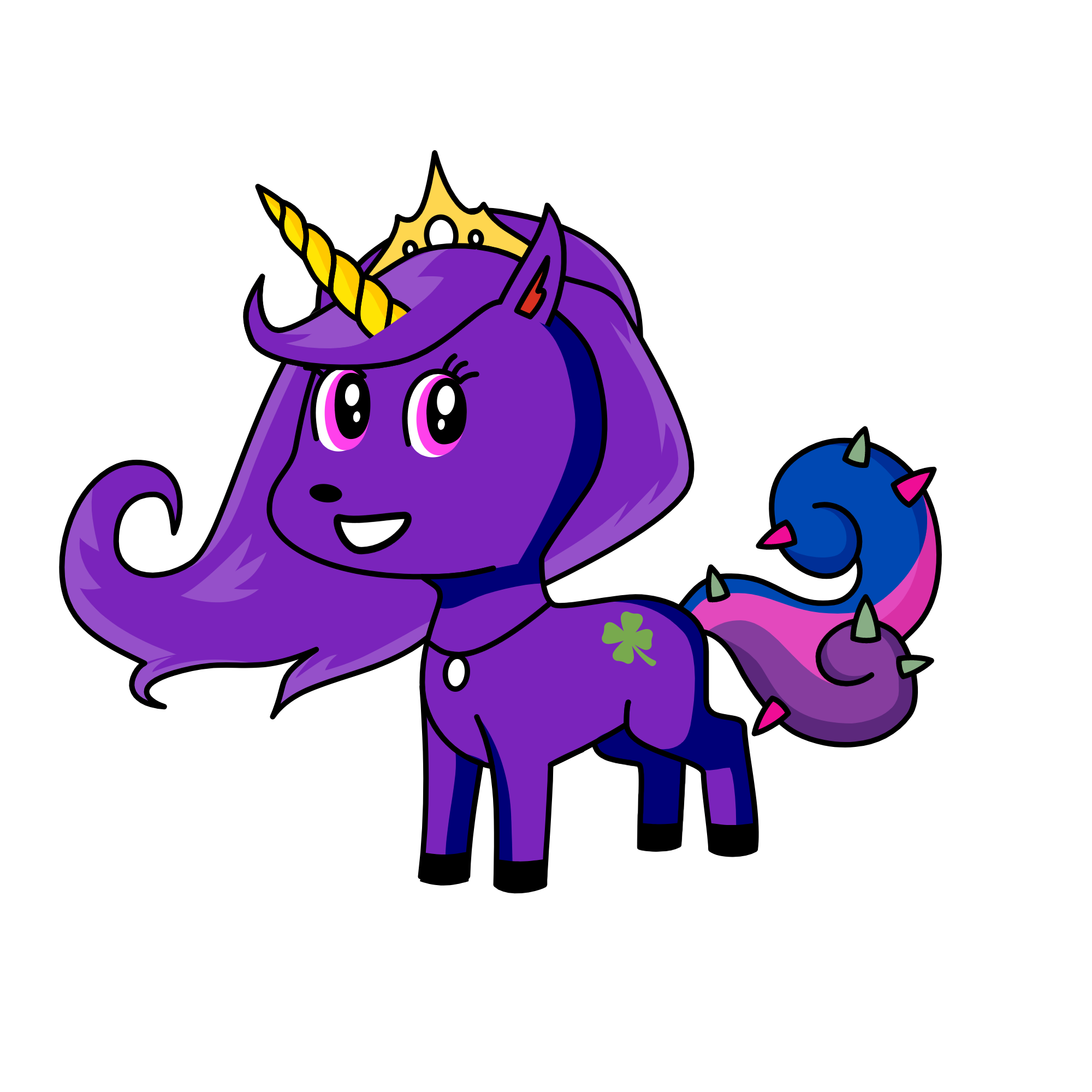 هلیا, the unicorn