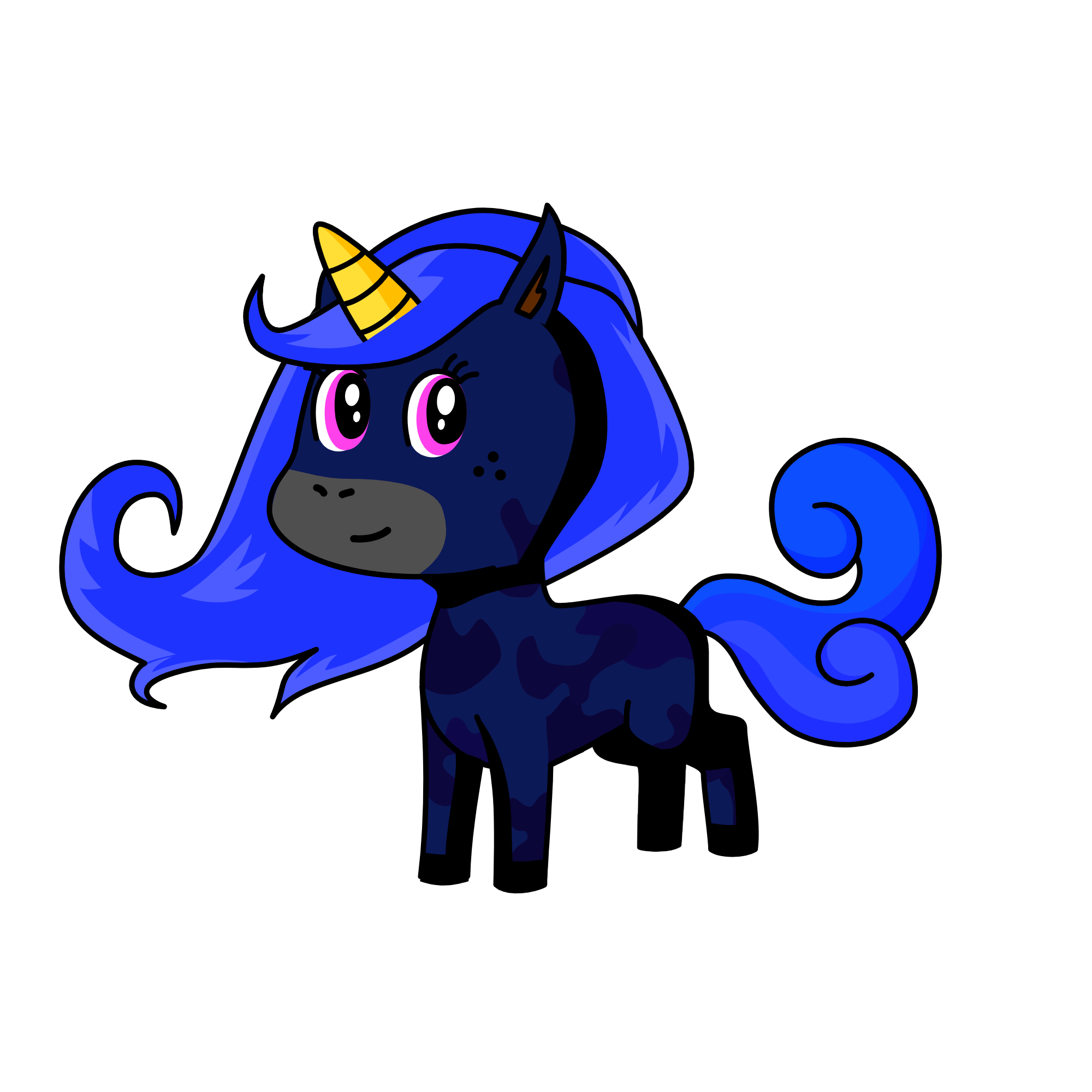 Princess Luna, the unicorn
