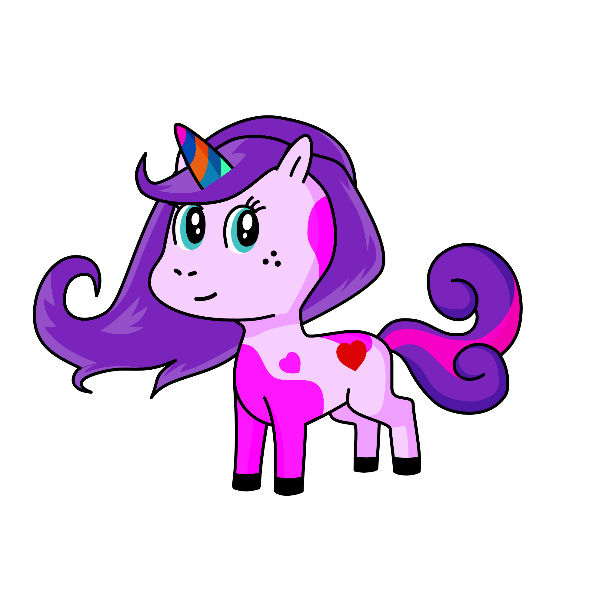 Paint, the unicorn