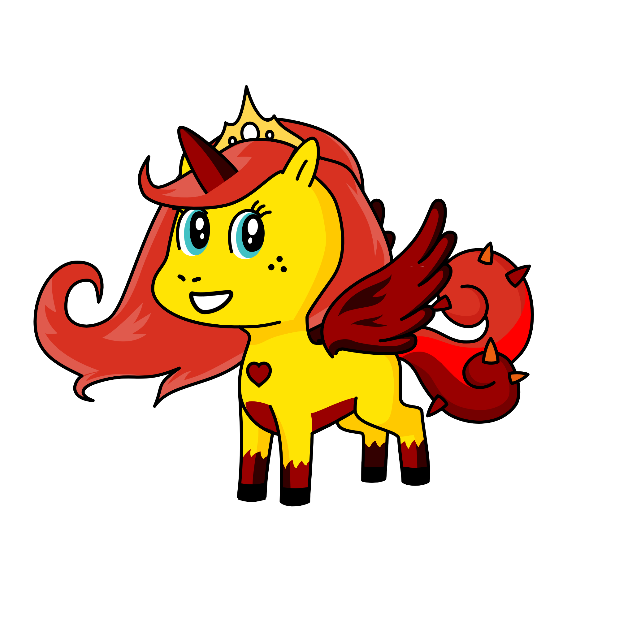 prinsess ruby, the unicorn