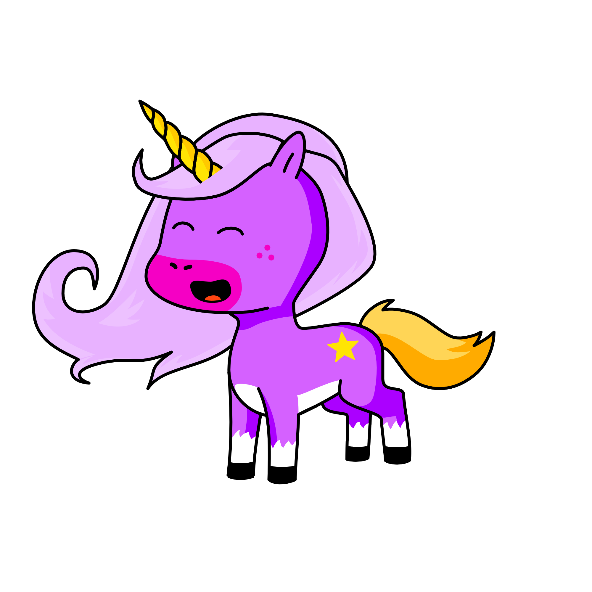 Dazzle, the unicorn