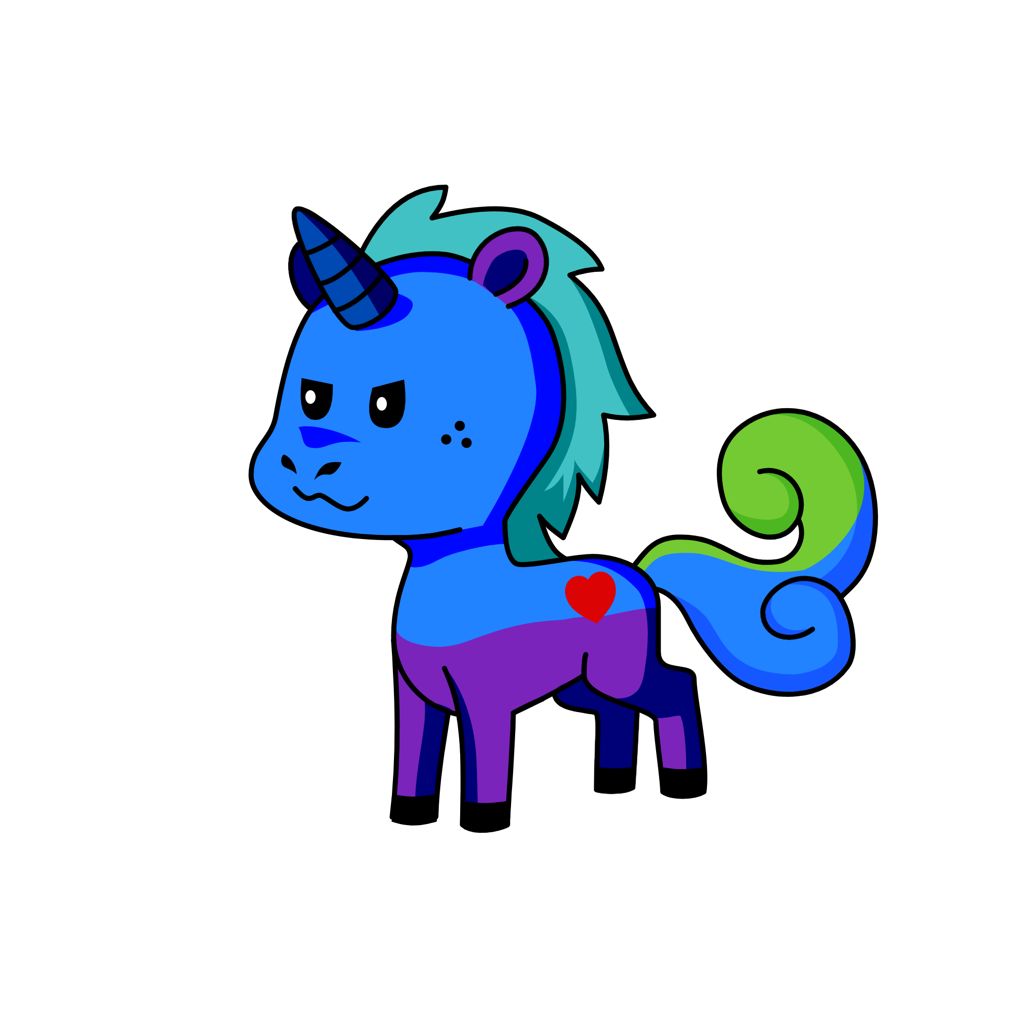 VERY UGLY, the unicorn