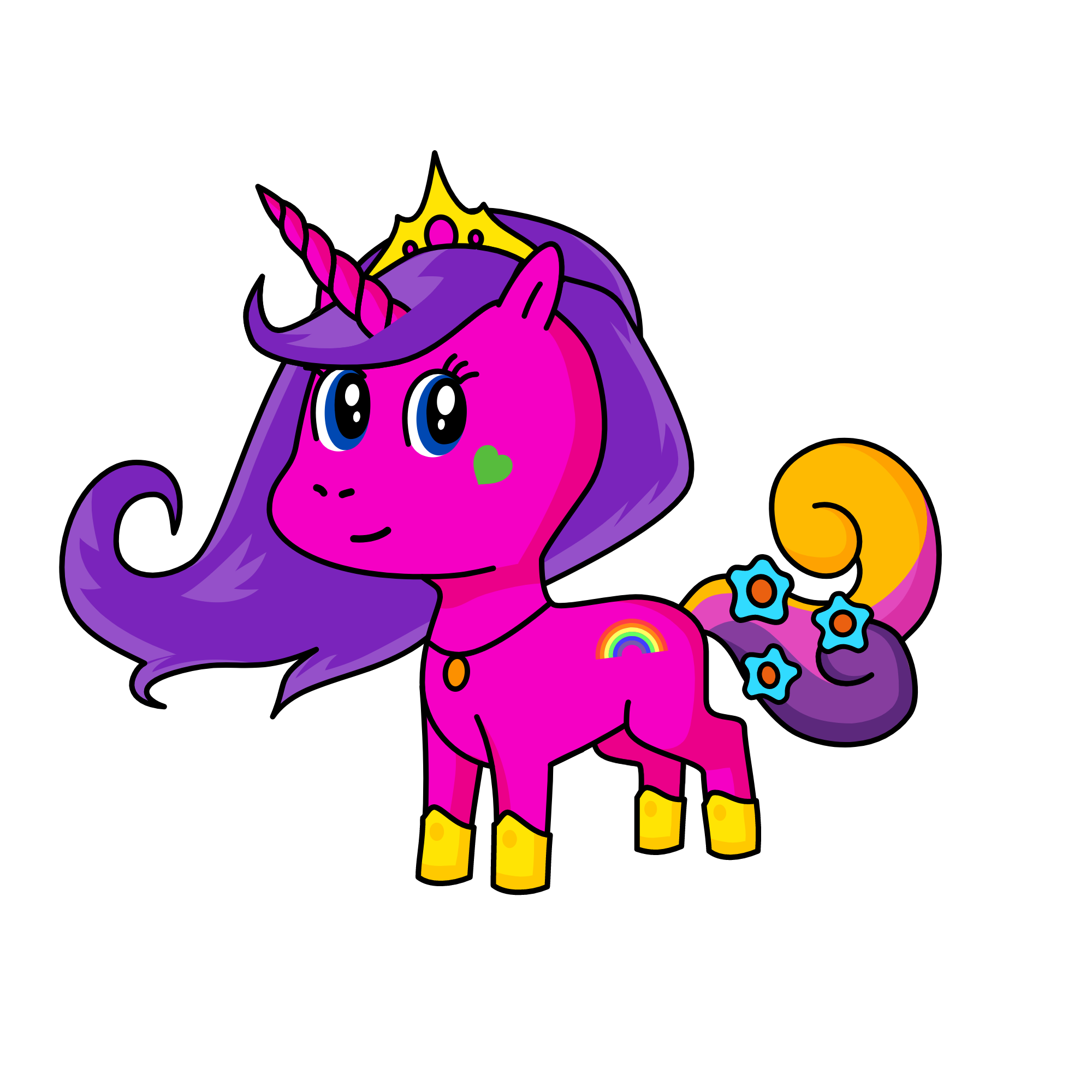 Queen of harmony, the unicorn