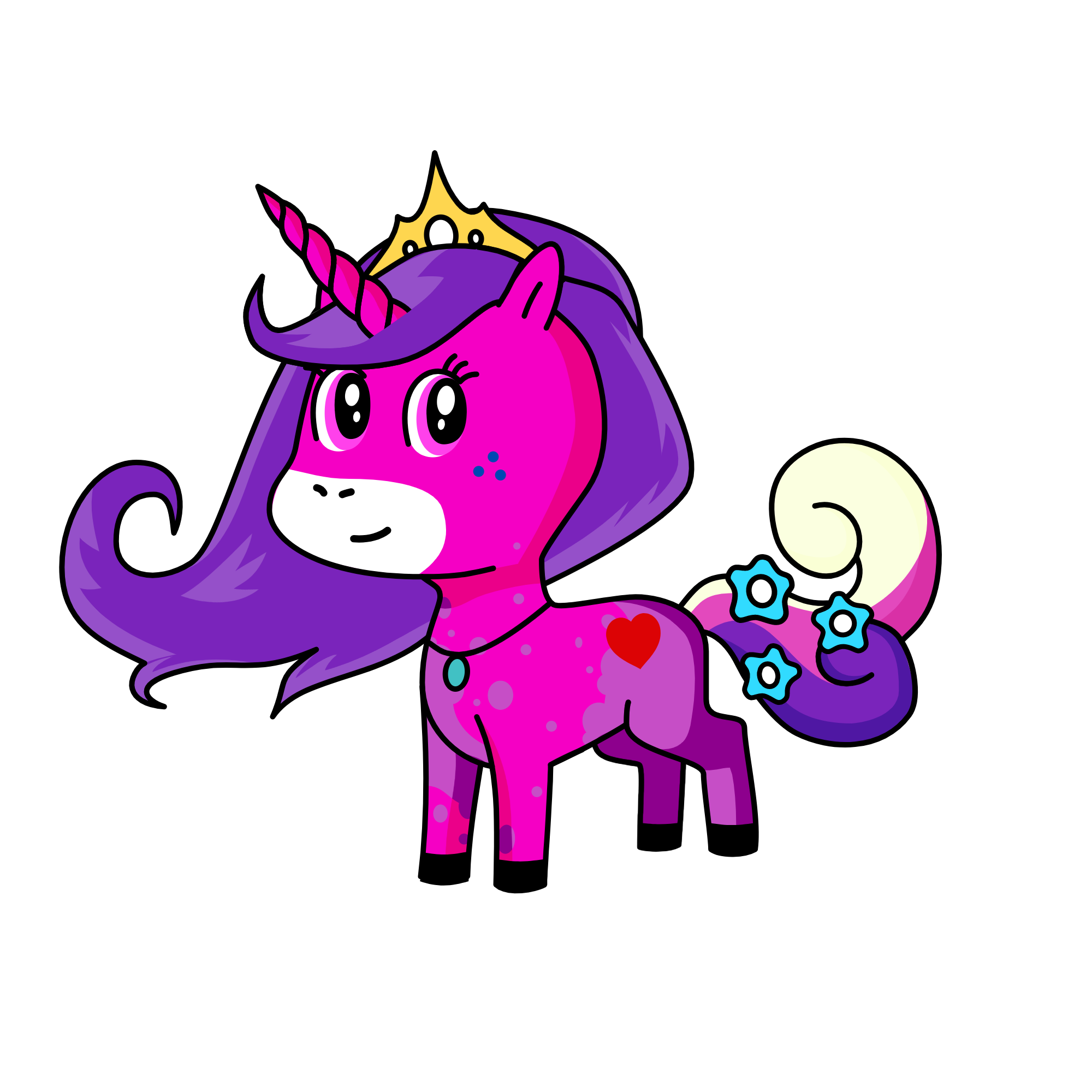 Cadince, the unicorn