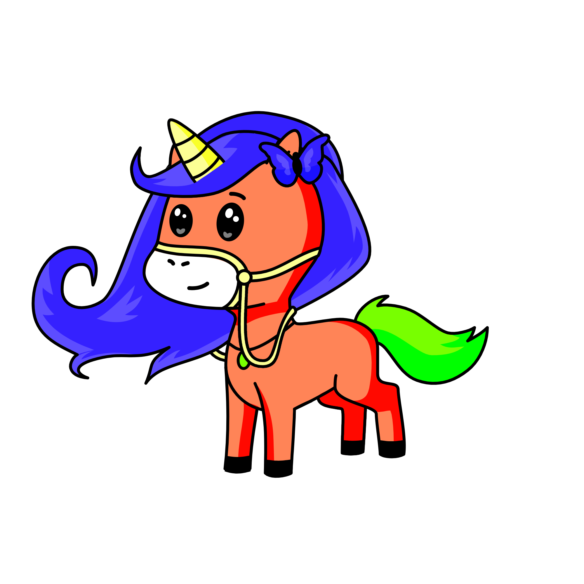 Halo, the unicorn
