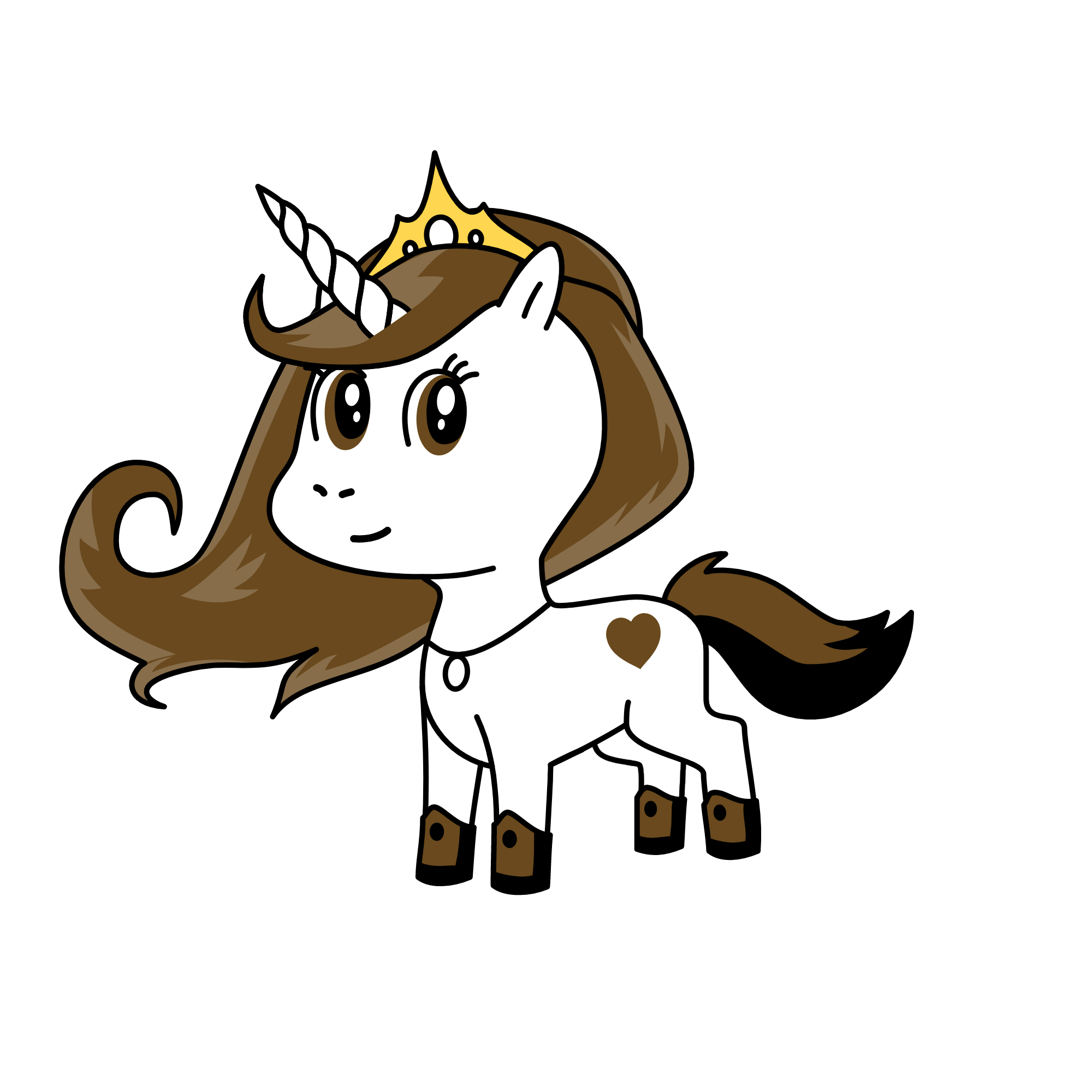 Queen Mlook, the unicorn
