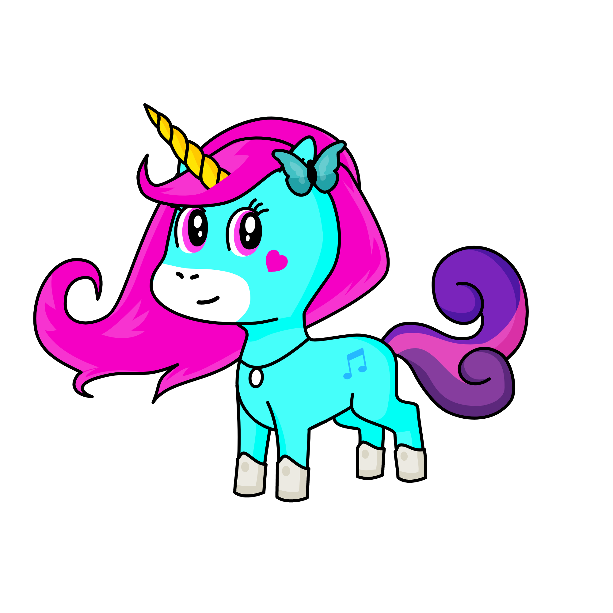 cate, the unicorn