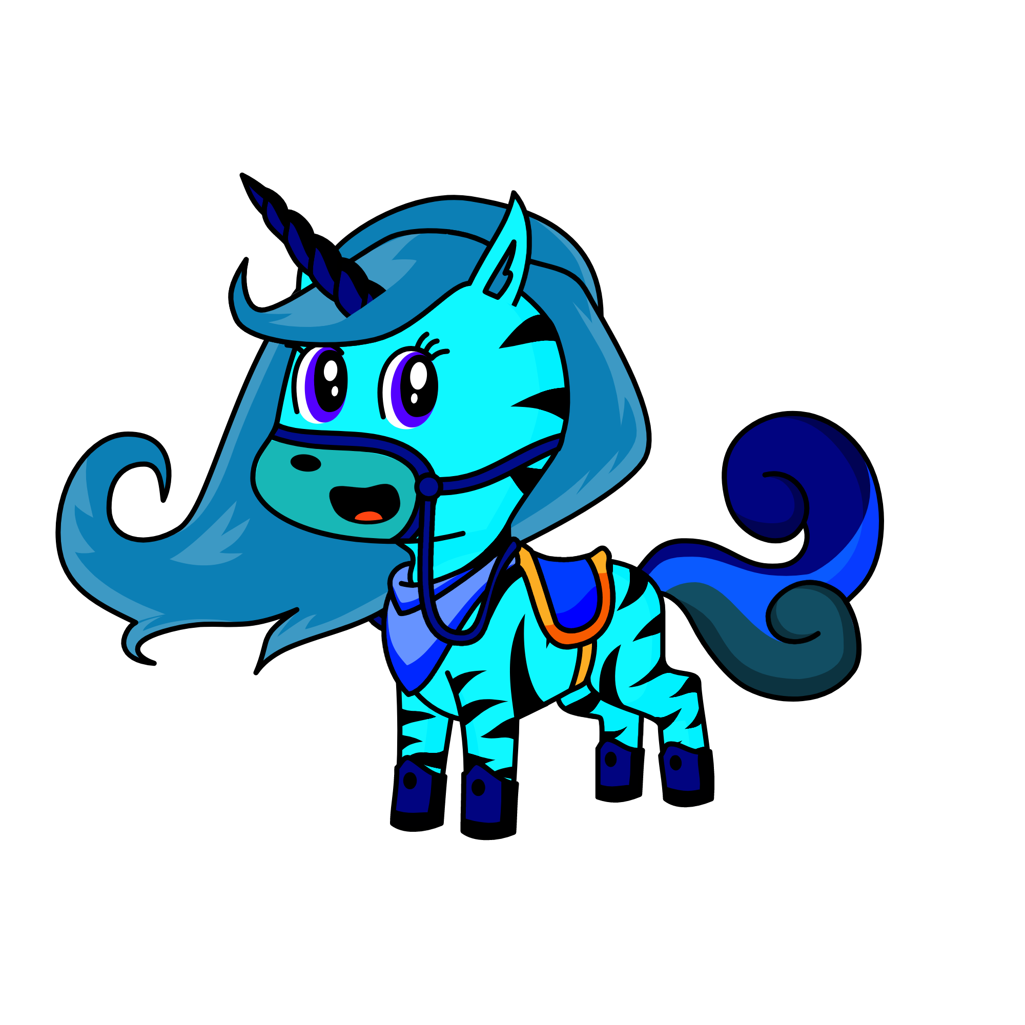 Luna Seacorn, the unicorn