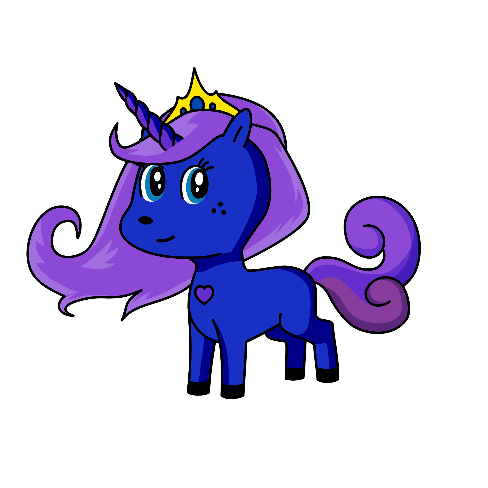 Princess Luna, the unicorn