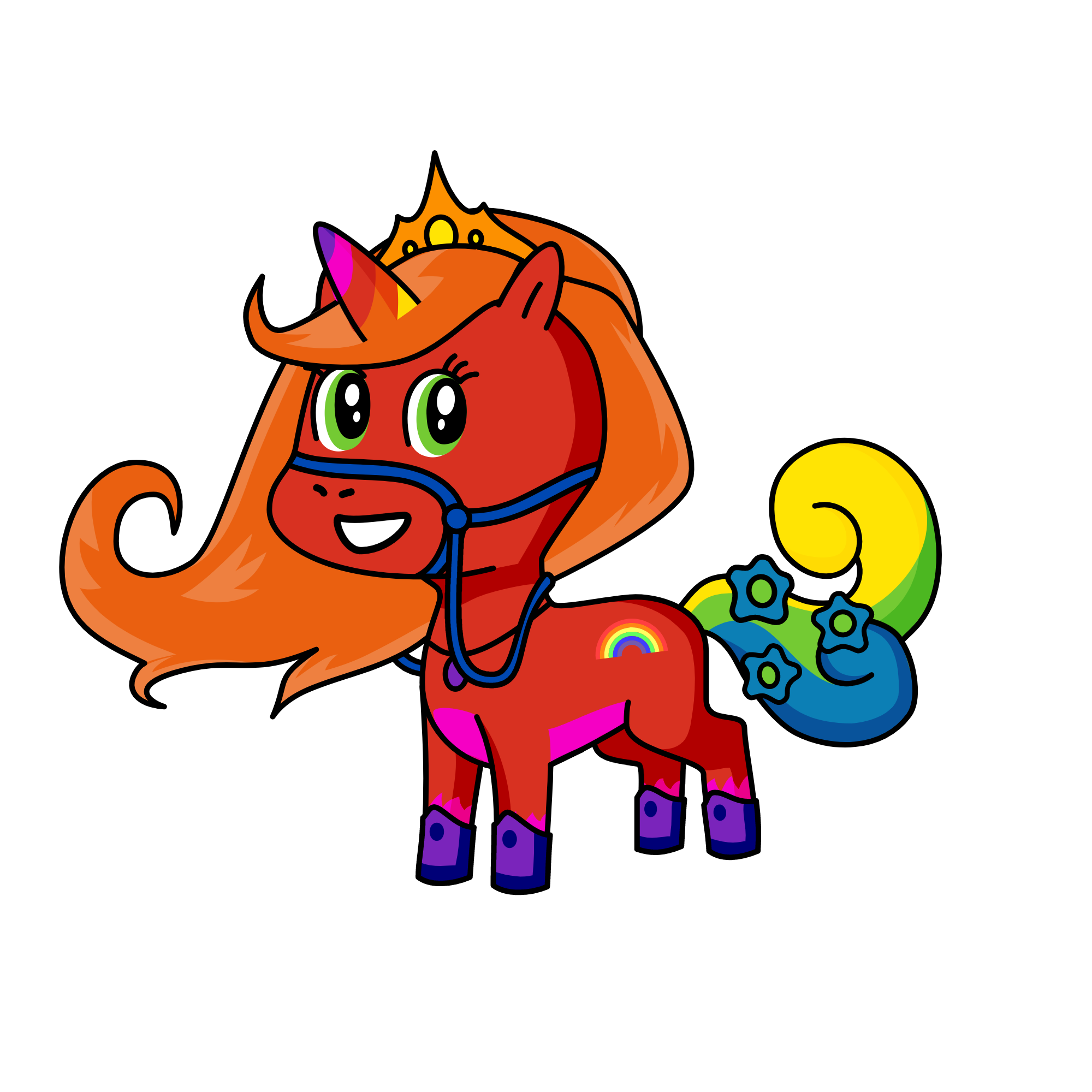 RAINBOW, the unicorn