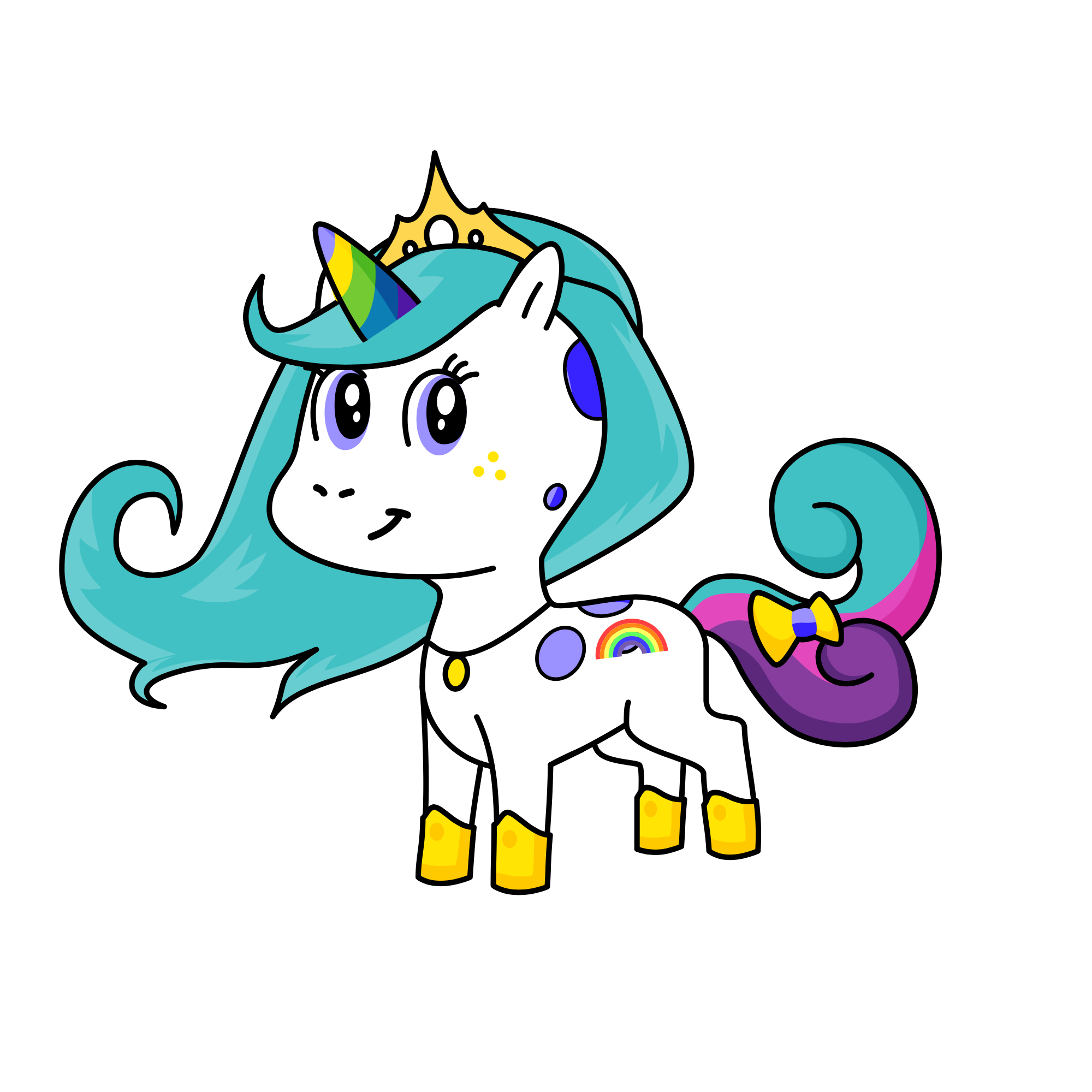 Princesa Selestia , the unicorn