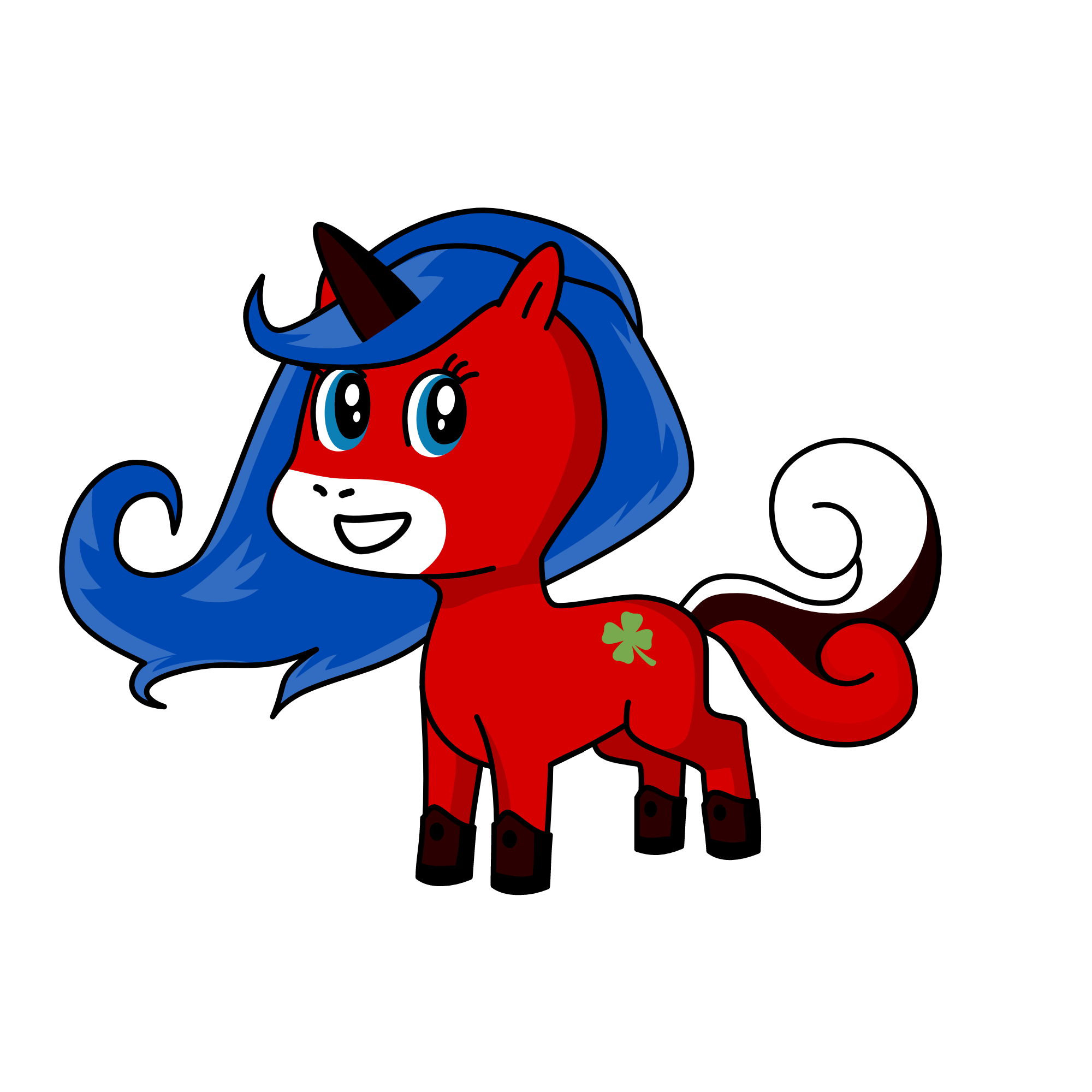 Ladybug, the unicorn