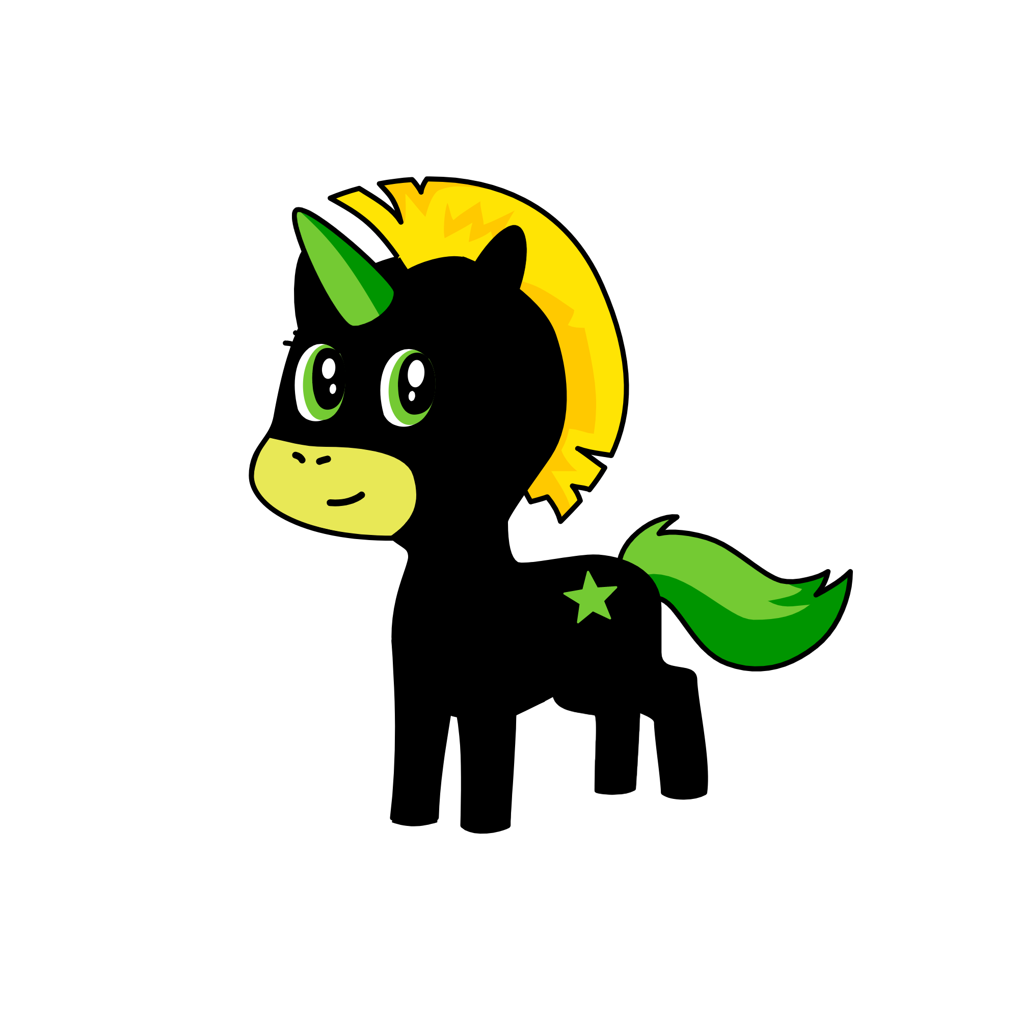 Cat noir, the unicorn