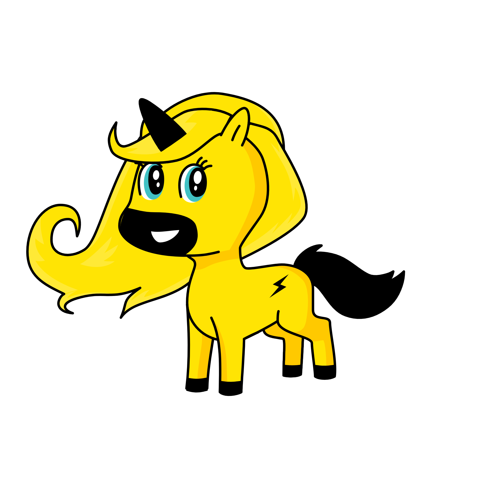 Queen Bee, the unicorn